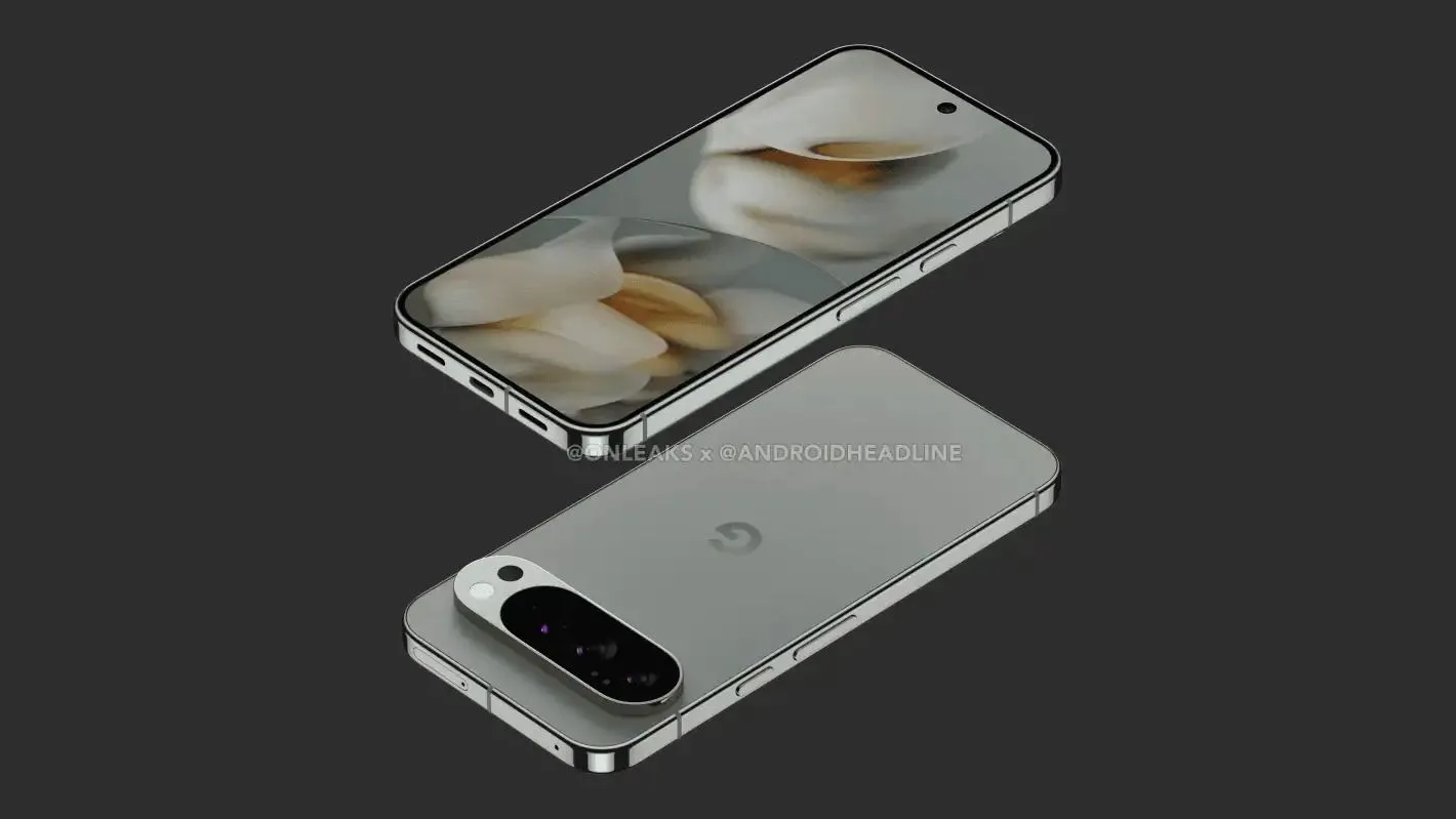Ảnh render mặt lưng Google Pixel 10 Pro XL
