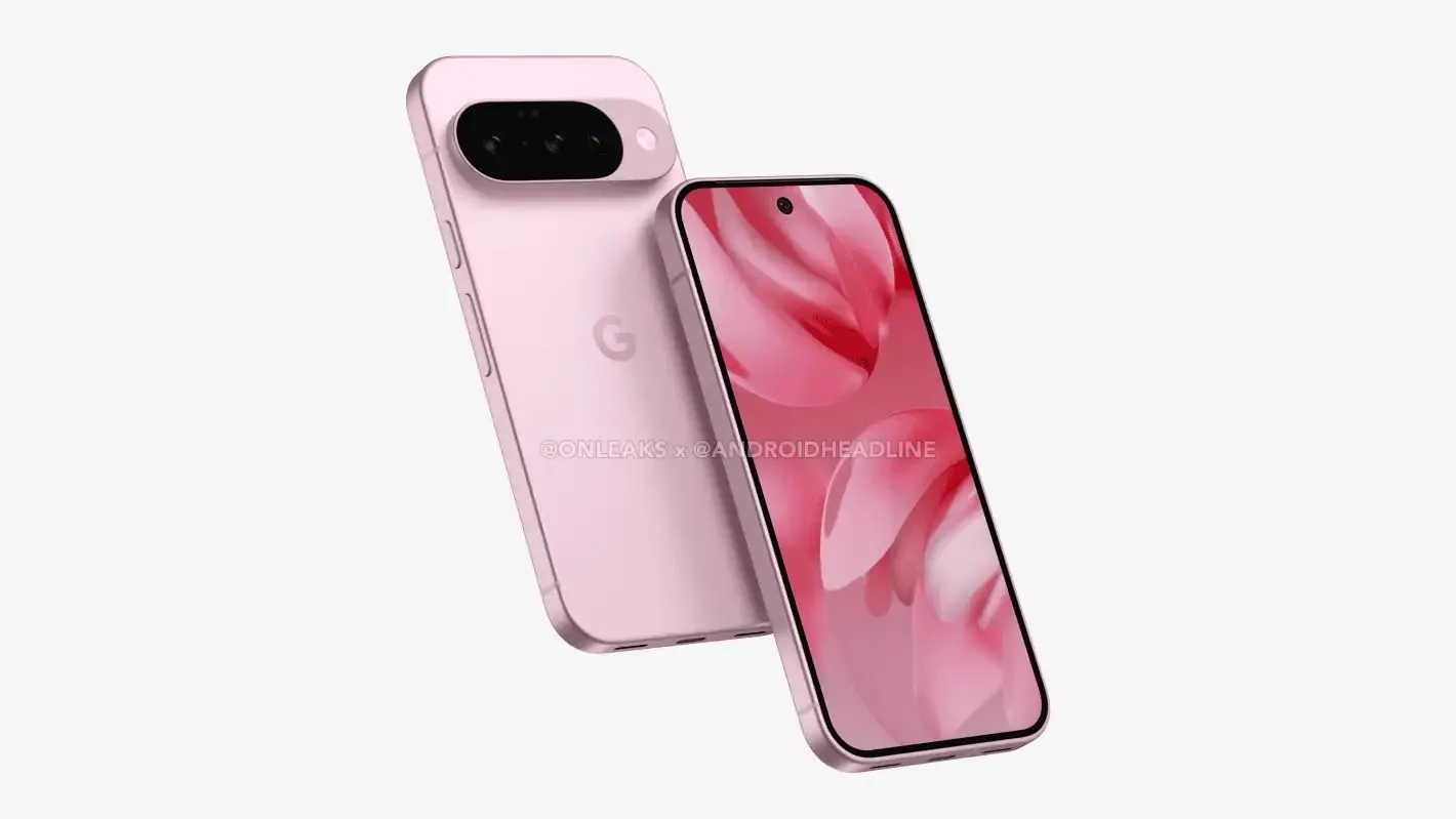 Ảnh render thiết kế mặt lưng Google Pixel 10