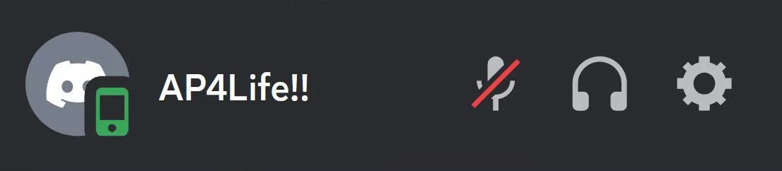 Biểu tượng trạng thái Online màu xanh lá cây trên Discord mobile