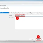 Đặt tên cho tác vụ tự động khởi động lại trong Task Scheduler
