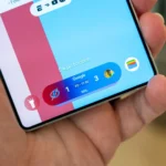 Giao diện Now Bar trên điện thoại Samsung Galaxy S25 Ultra hiển thị thông báo trực tiếp về chế độ Không làm phiền (DND)