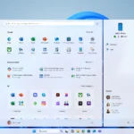 Giao diện Start Menu Windows 11 mới với bố cục ứng dụng được phân loại và đề xuất