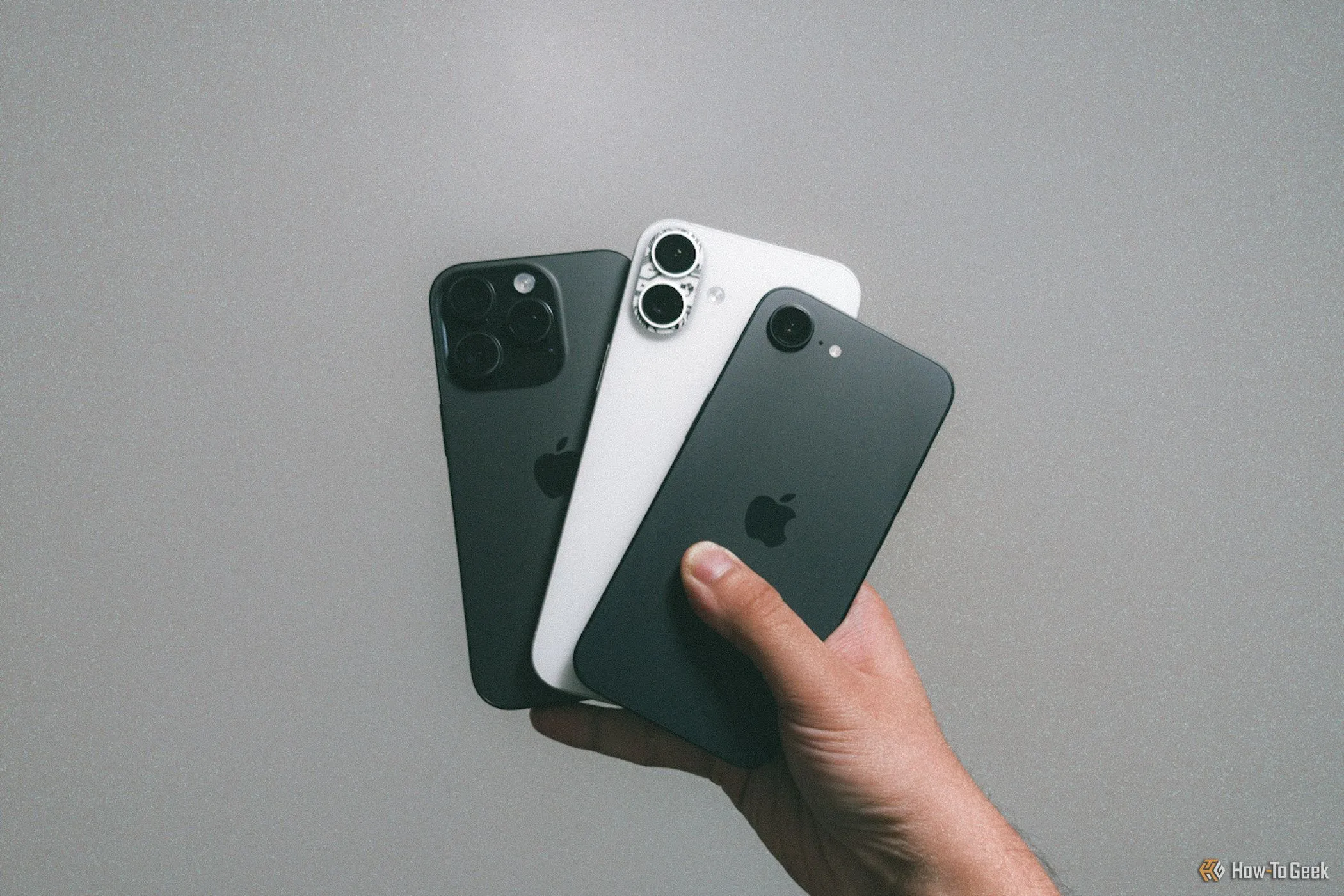 Hình ảnh ý tưởng về các mẫu iPhone 16, iPhone 16 Plus và iPhone 16 Pro.