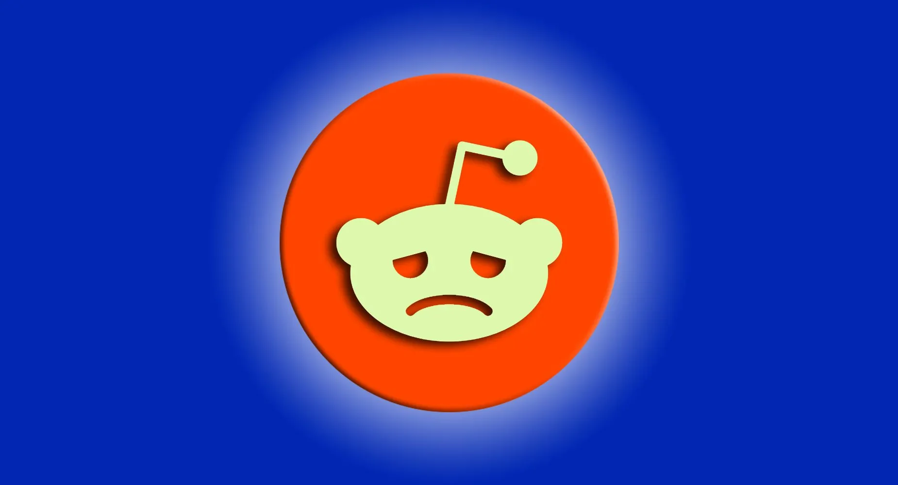 Logo Reddit với hình ảnh linh vật màu trắng trên nền xanh dương, minh họa cấu trúc cộng đồng tương tự Discord