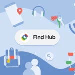 Mô tả banner mới của Google Find Hub sau khi đổi tên