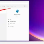 Tìm kiếm Registry Editor trong Start Menu Windows 11