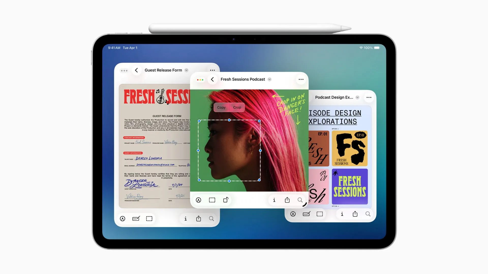 Ứng dụng Preview trên iPadOS 26 cho phép xem và chỉnh sửa PDF, hình ảnh.