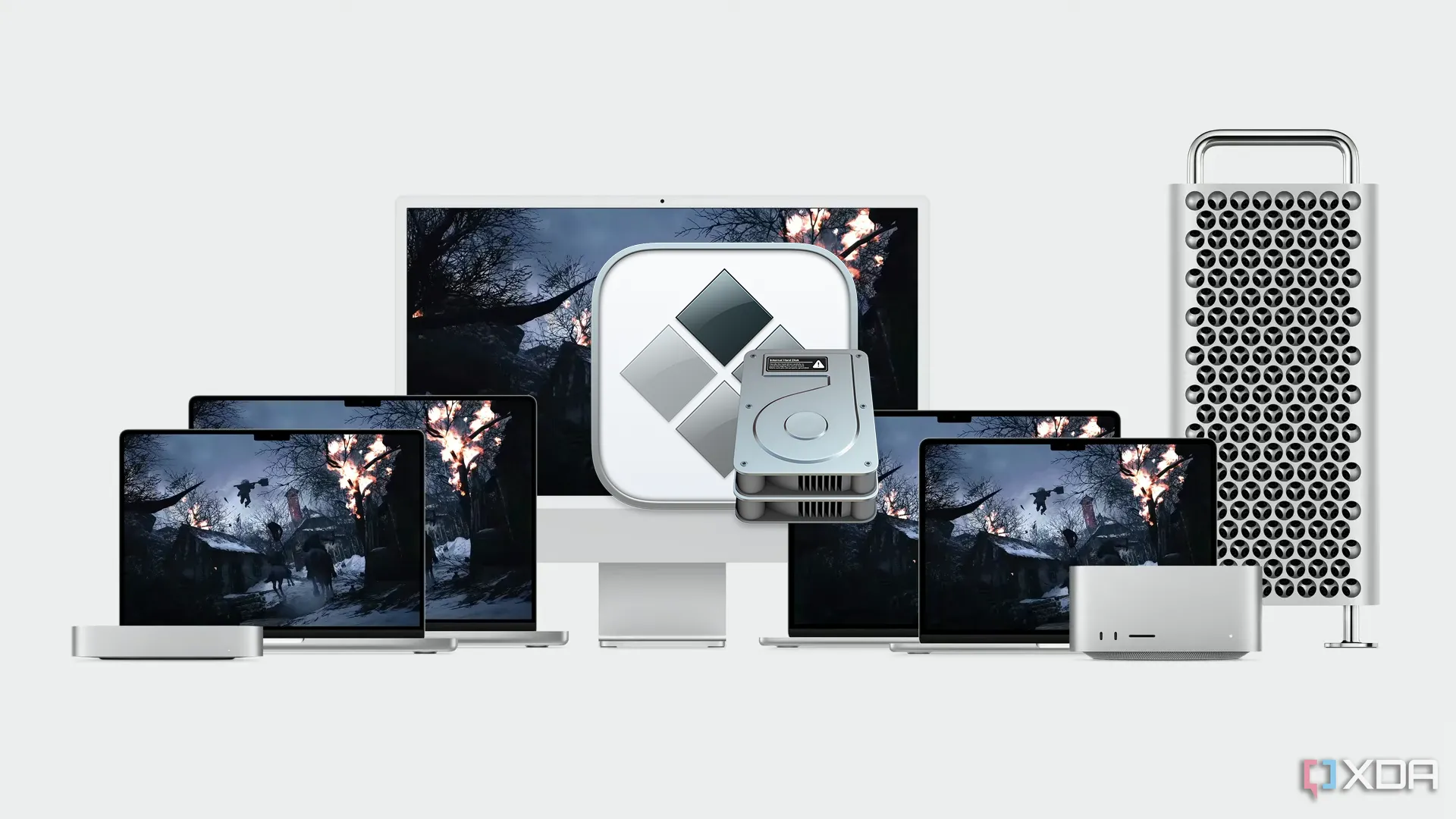 Biểu tượng Boot Camp trên các máy Mac, gợi nhớ tính năng chạy Windows trên Mac Intel