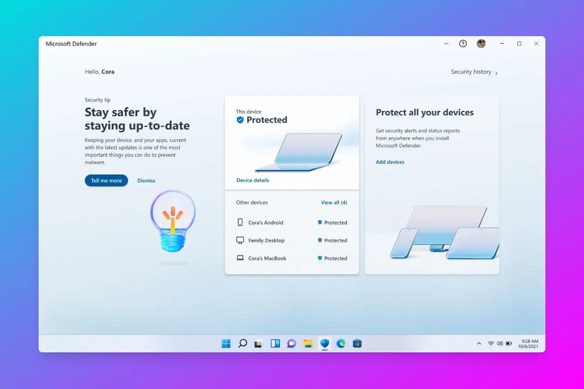 Biểu tượng Microsoft Defender, đại diện cho giải pháp chống phần mềm độc hại của Windows
