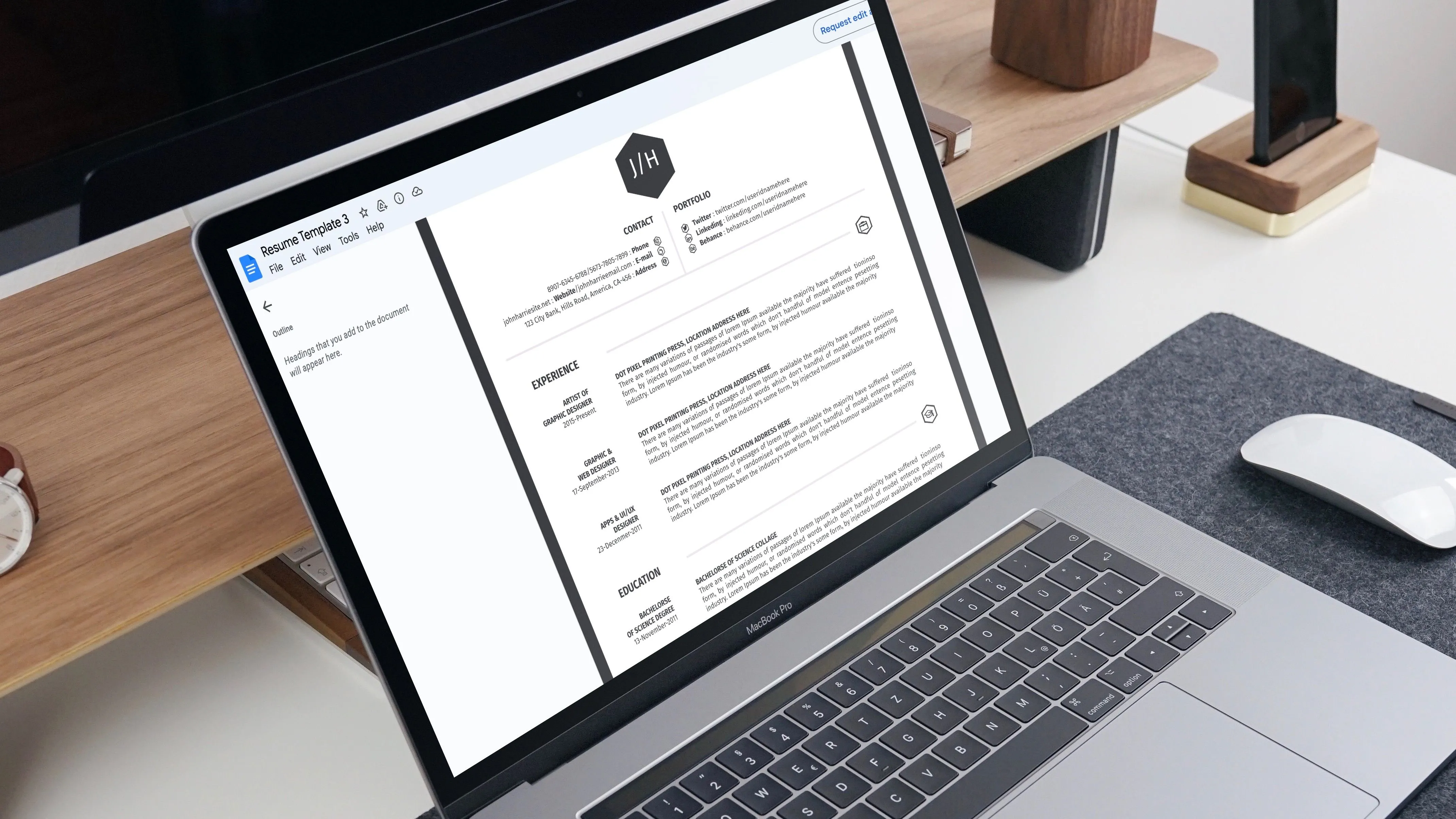 Các mẫu template phổ biến trong Google Docs, thể hiện sự quen thuộc và tính năng đa dạng của trình soạn thảo tài liệu này