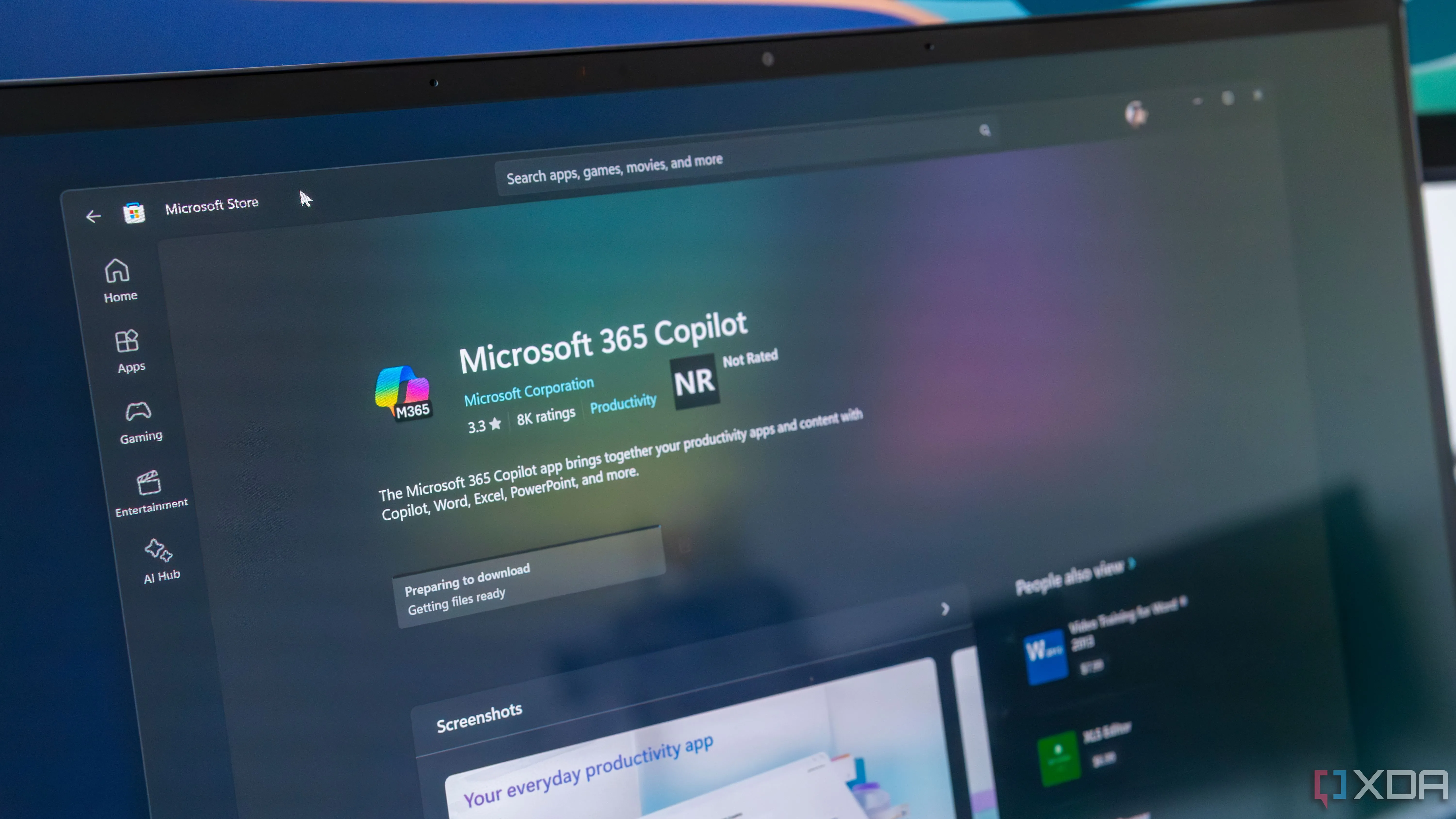 Cận cảnh danh sách Microsoft 365 Copilot trên Microsoft Store