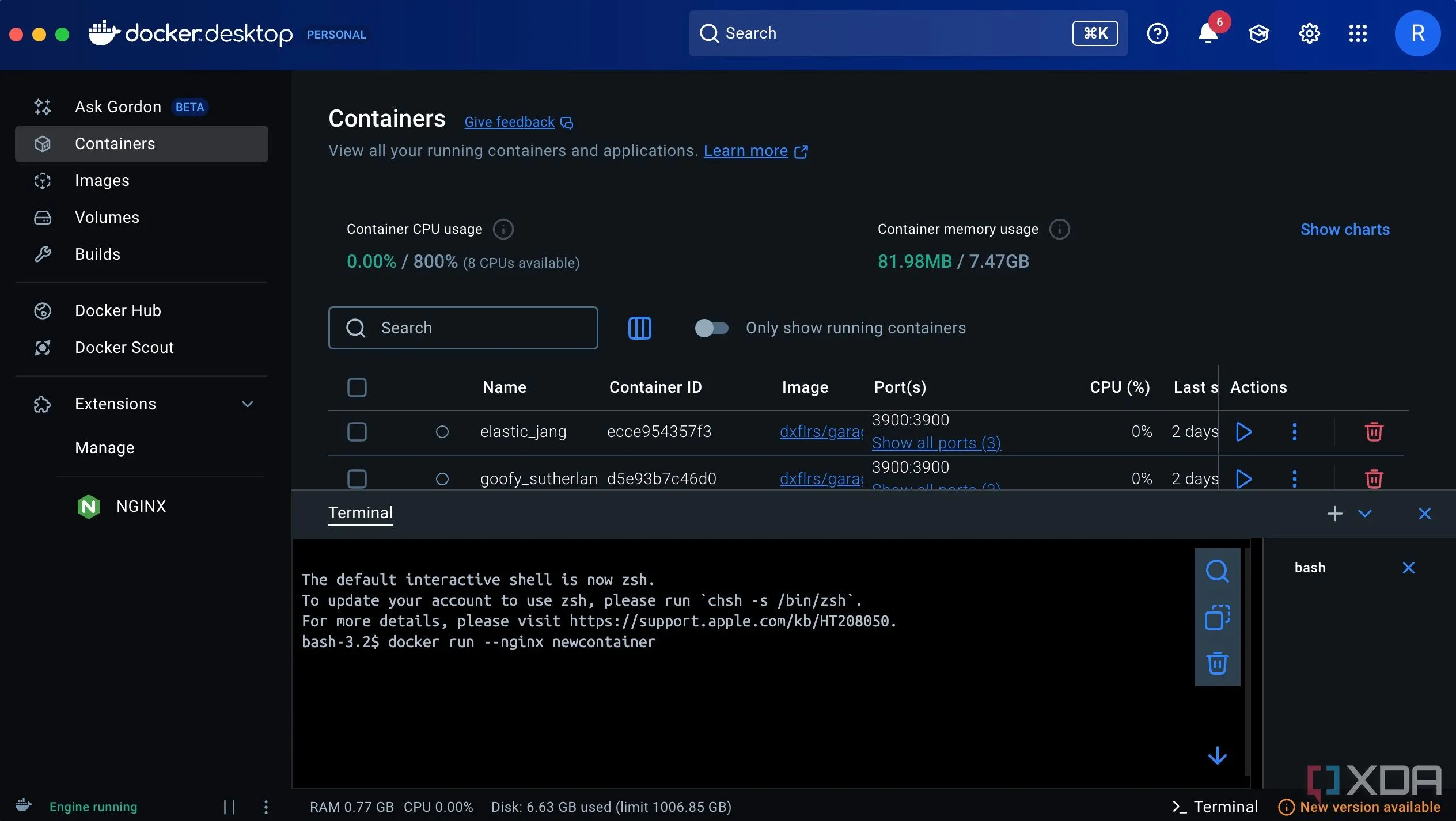 Đặt tên tùy chỉnh cho container Docker bằng lệnh docker run --name
