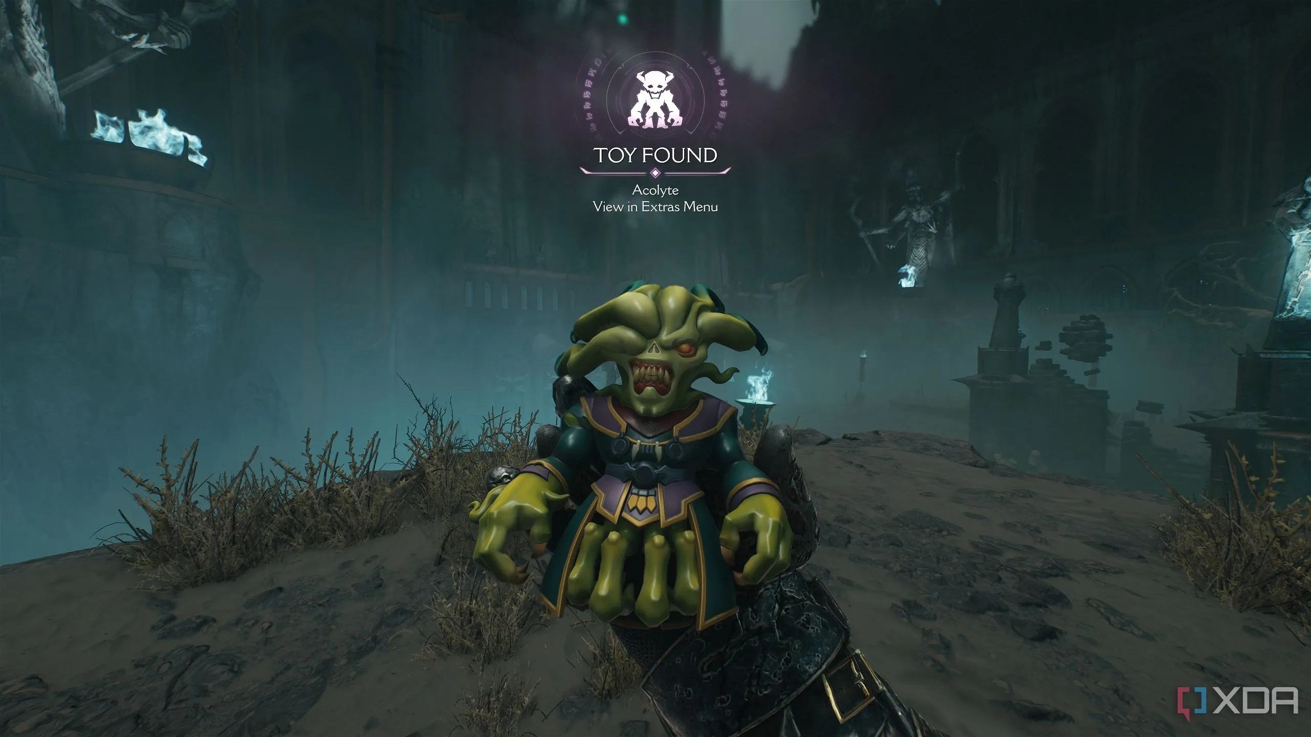 Đồ chơi Acolyte sưu tầm trong chương 19 Doom: The Dark Ages