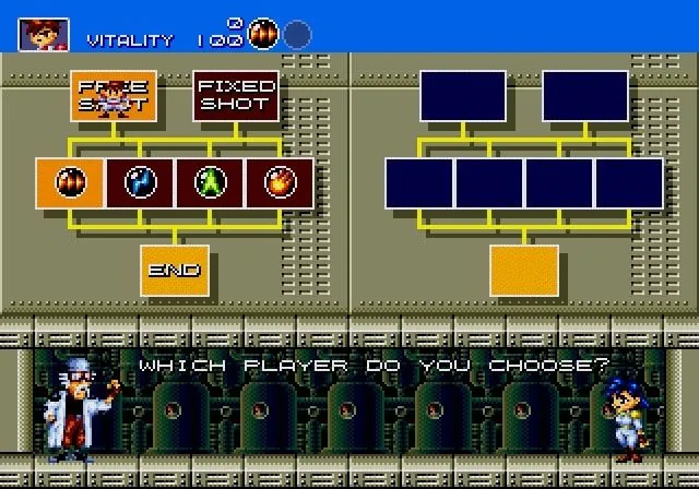 Gunstar Heroes với đồ họa pixel rực rỡ và hành động bắn súng liên tục