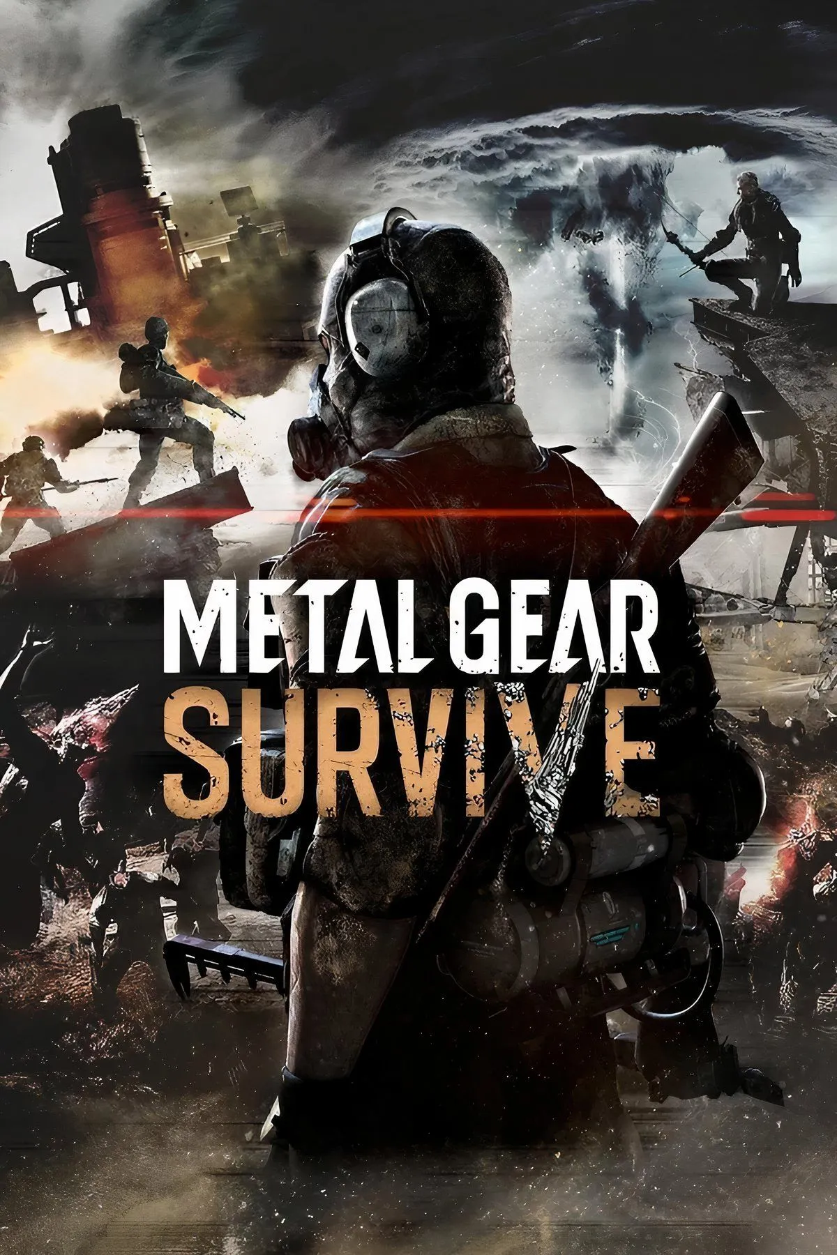 Hình ảnh bìa game Metal Gear Survive, một phiên bản spin-off gây tranh cãi