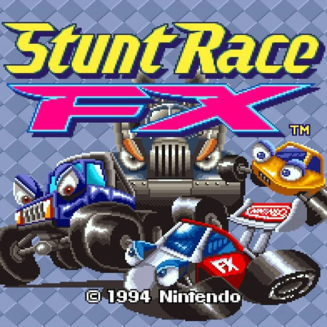 Hình ảnh bìa game Stunt Race FX trên SNES