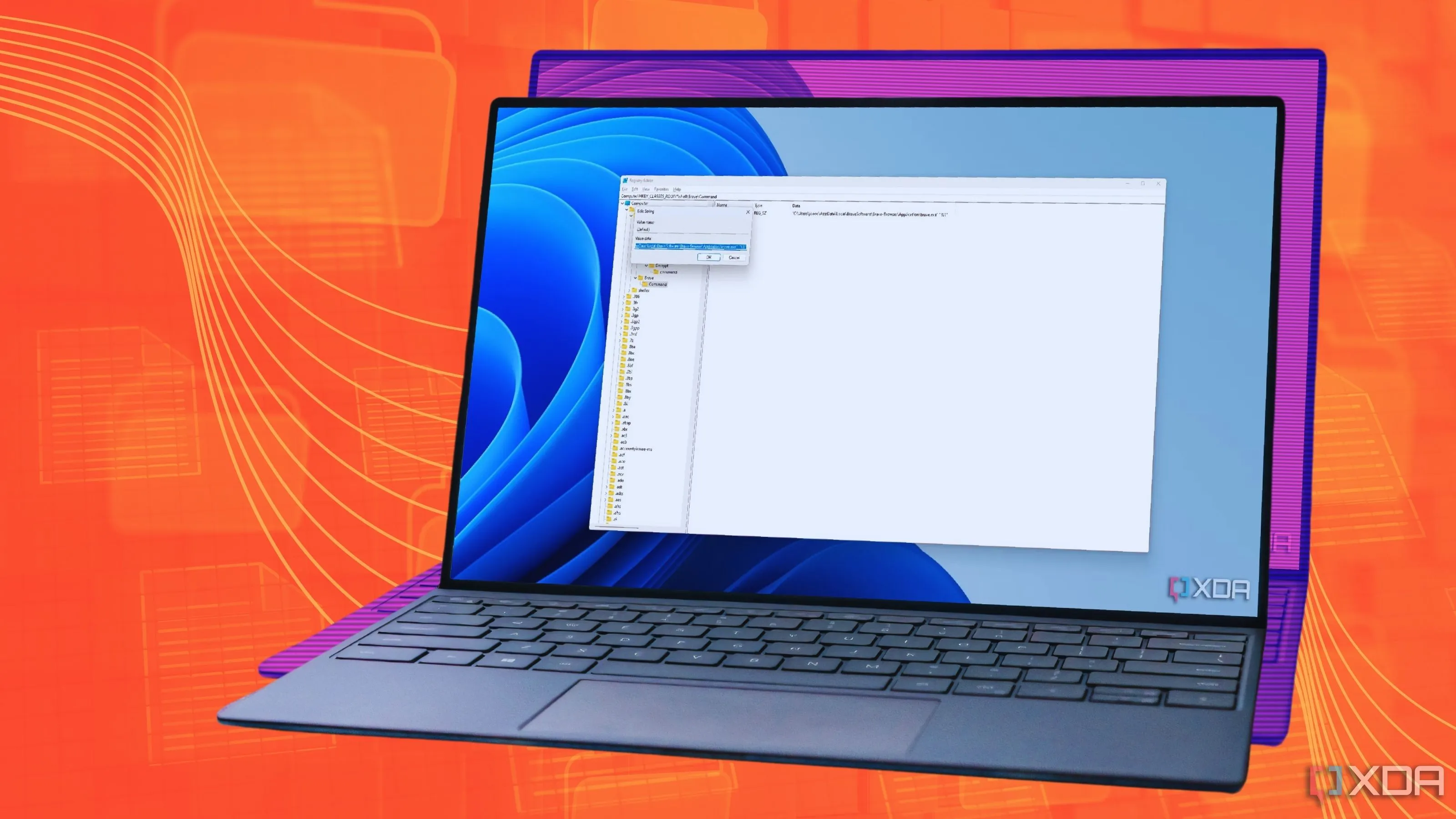 Hình ảnh logo Windows Registry biểu trưng cho cơ sở dữ liệu hệ thống