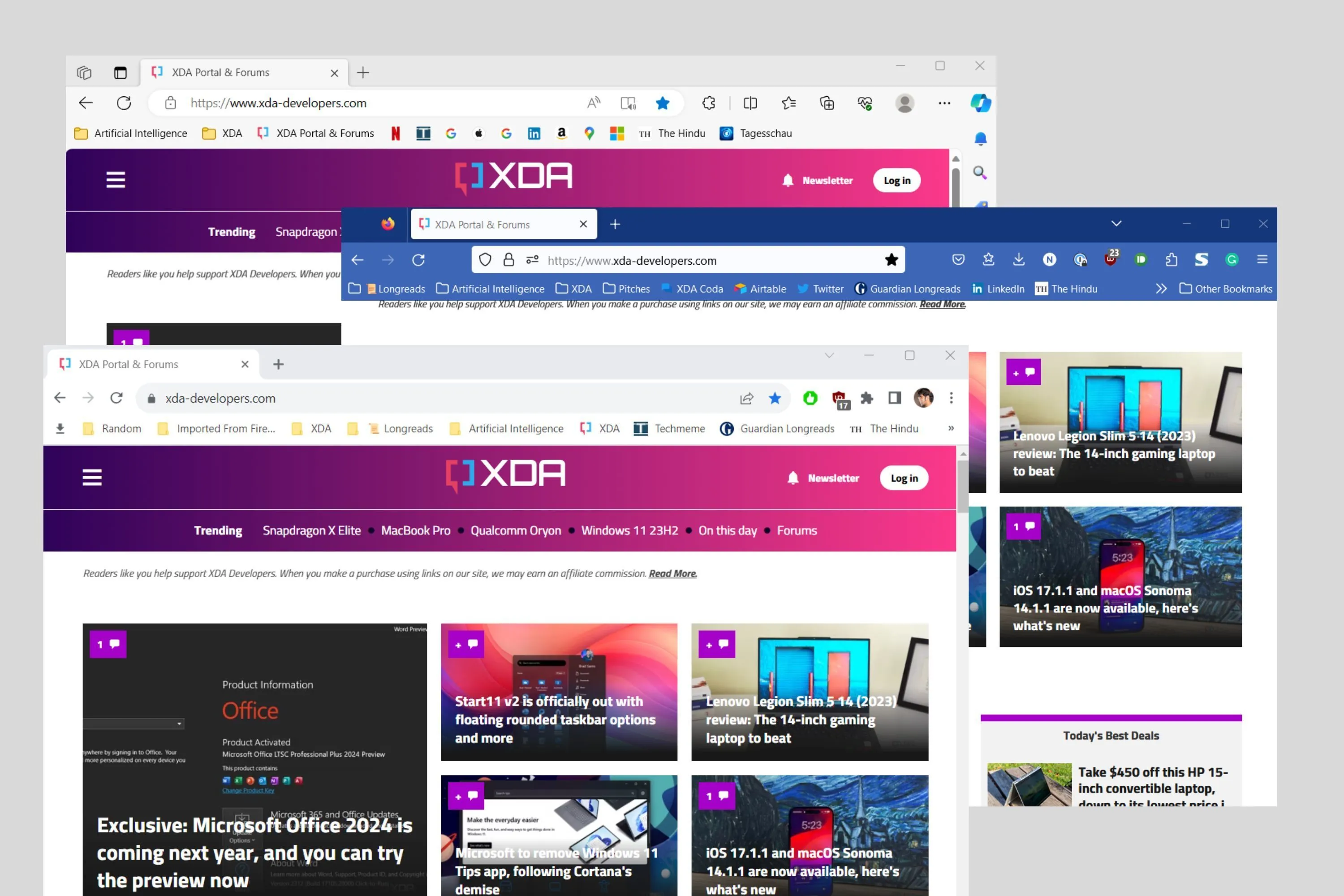 Hình ảnh minh họa các biểu tượng trình duyệt web và hệ thống quản lý bookmark trên máy tính