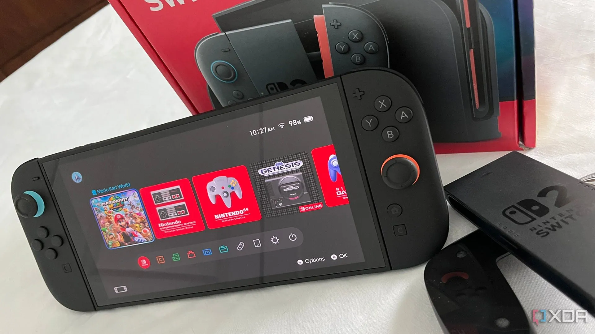 Hình ảnh minh họa dịch vụ Nintendo Switch Online trên console đời mới