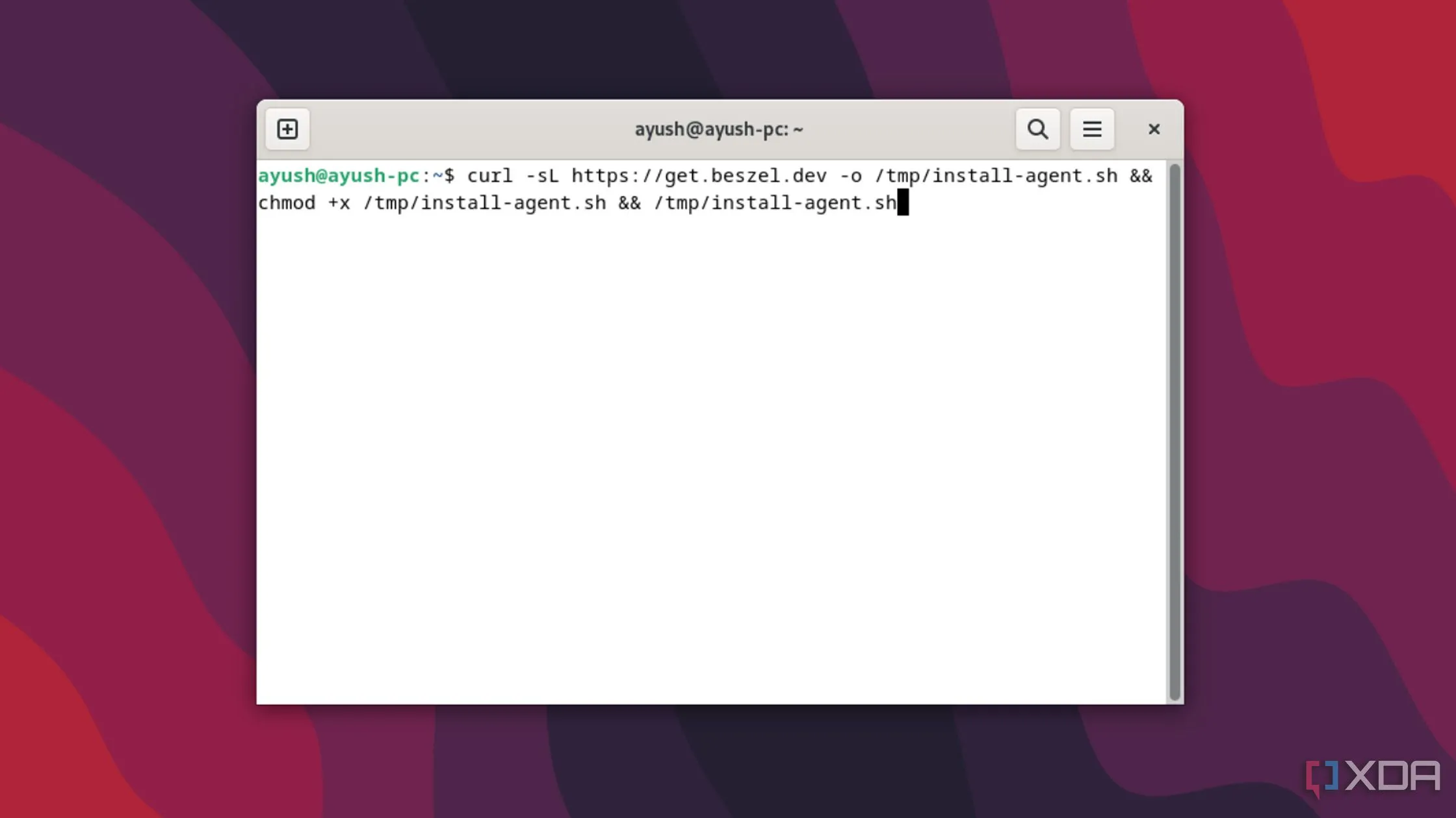 Hướng dẫn cài đặt Beszel Agent bằng lệnh curl trên hệ điều hành Debian Linux