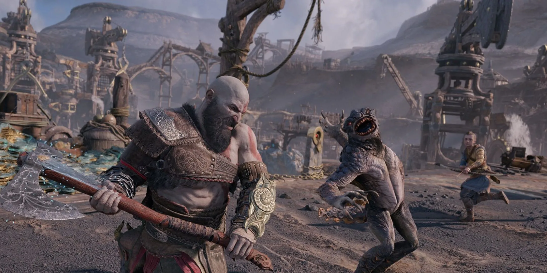 Kratos đối mặt với những thử thách mới trong God of War Ragnarok