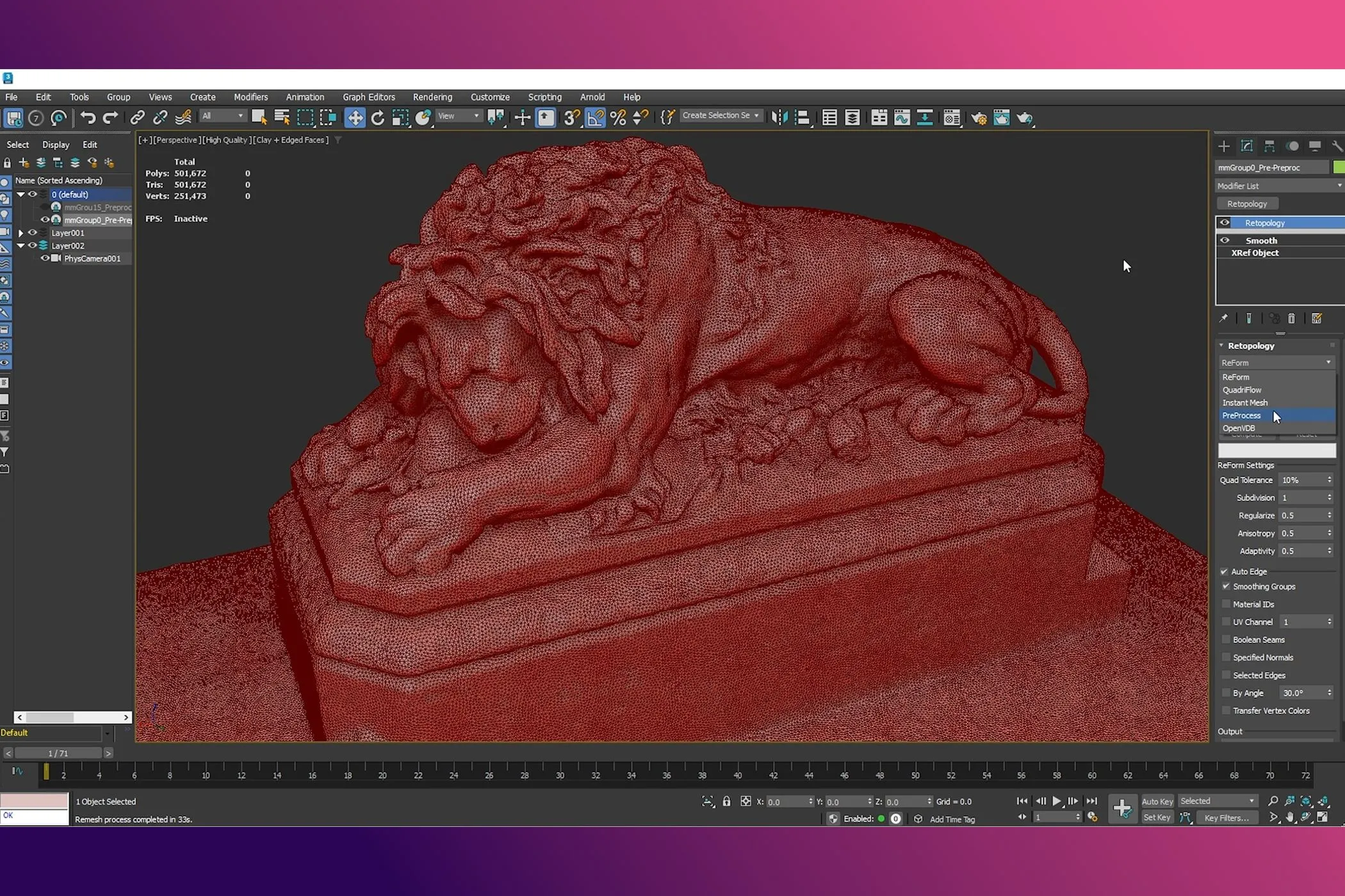 Mô hình 3D được render bằng phần mềm 3ds Max hiển thị chi tiết và màu sắc