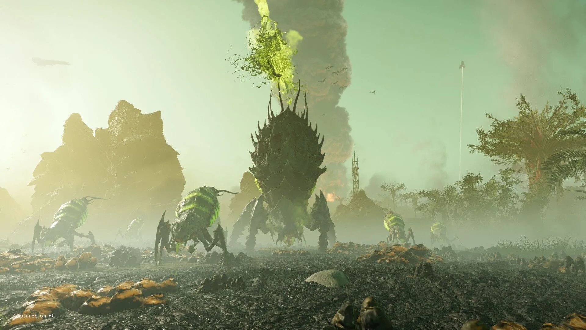 Quân đoàn côn trùng khổng lồ trong Helldivers 2