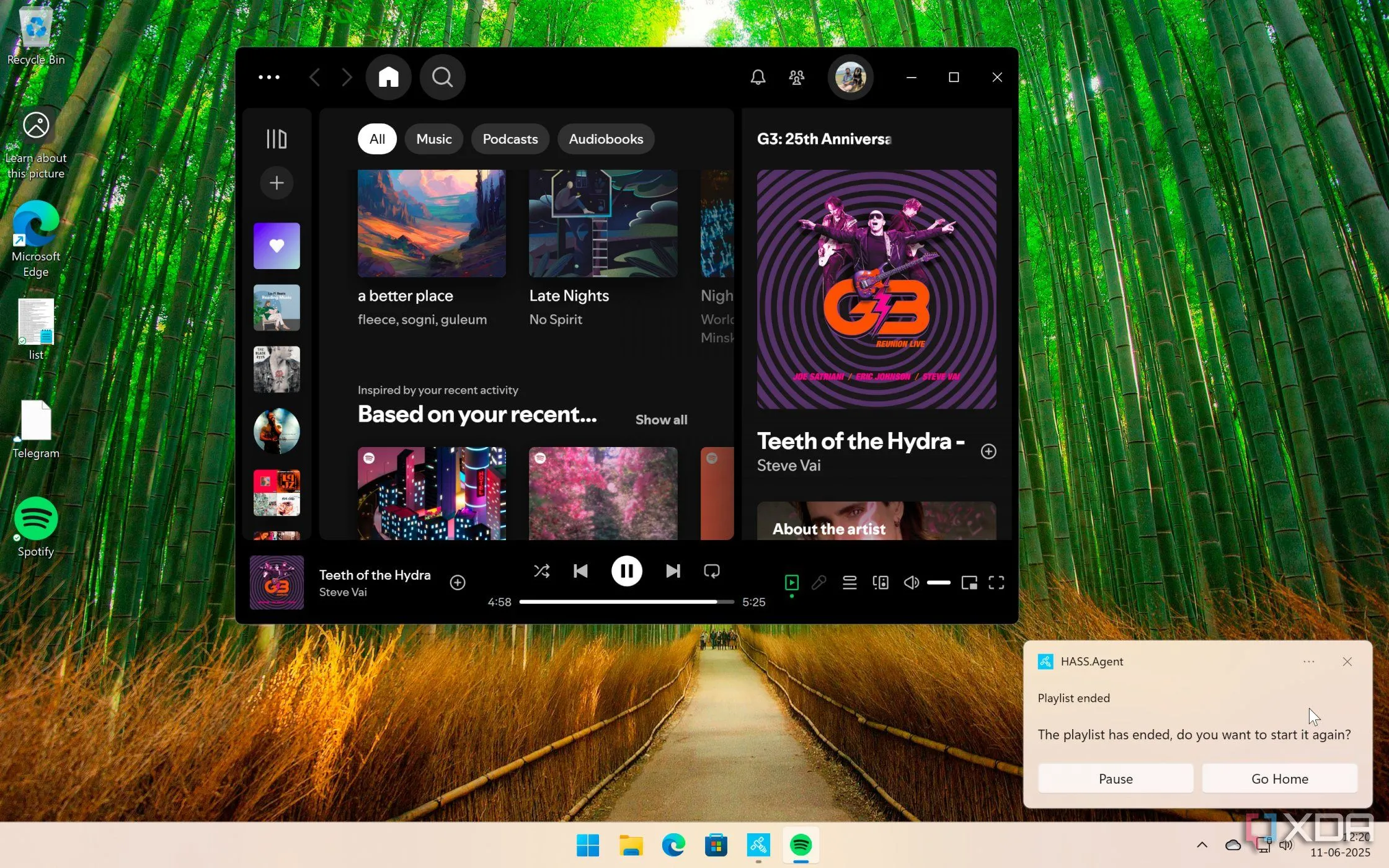 Thông báo có thể hành động được gửi đến PC qua HASS.Agent