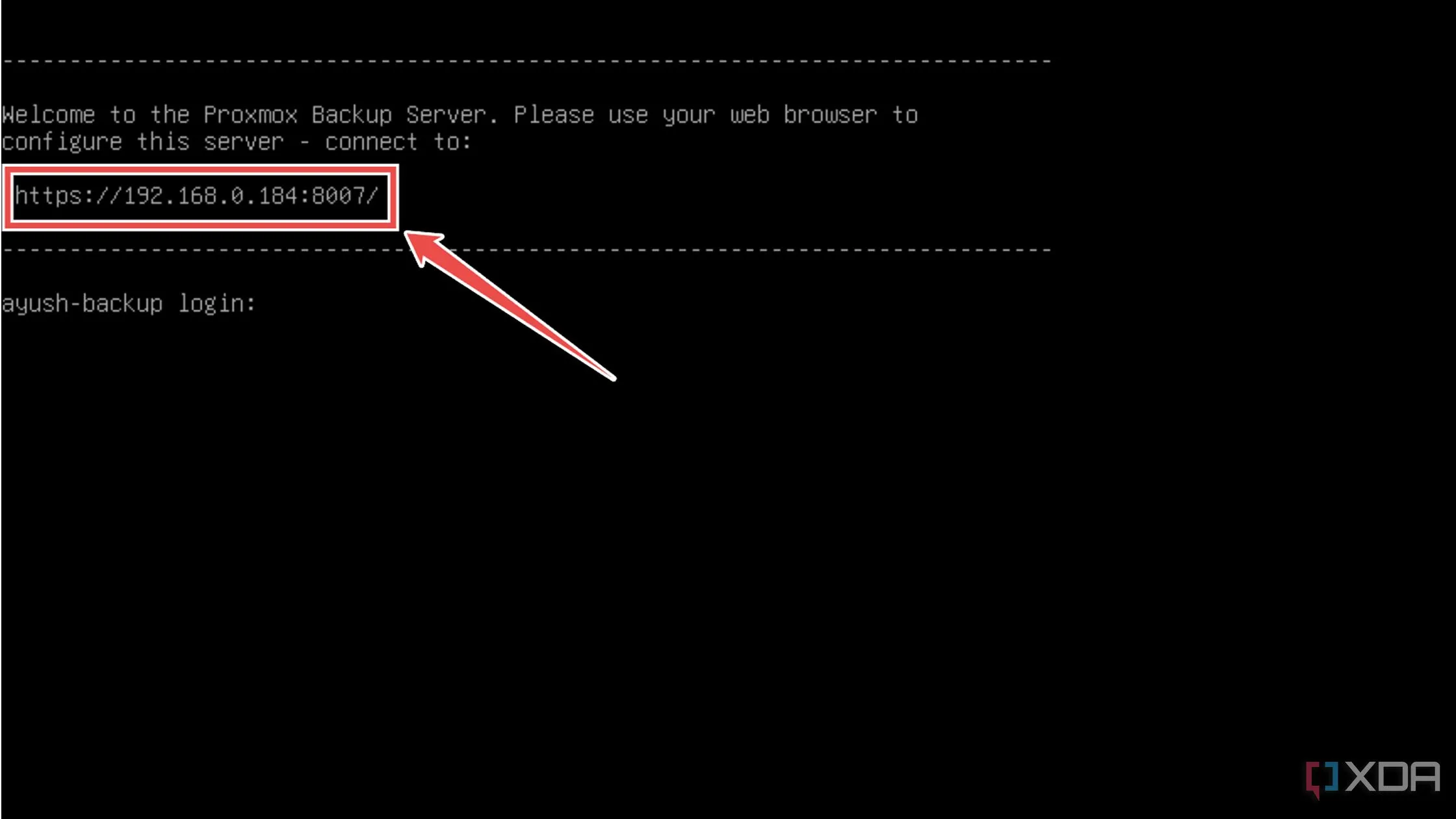 Truy cập giao diện web của Proxmox Backup Server (Web UI)