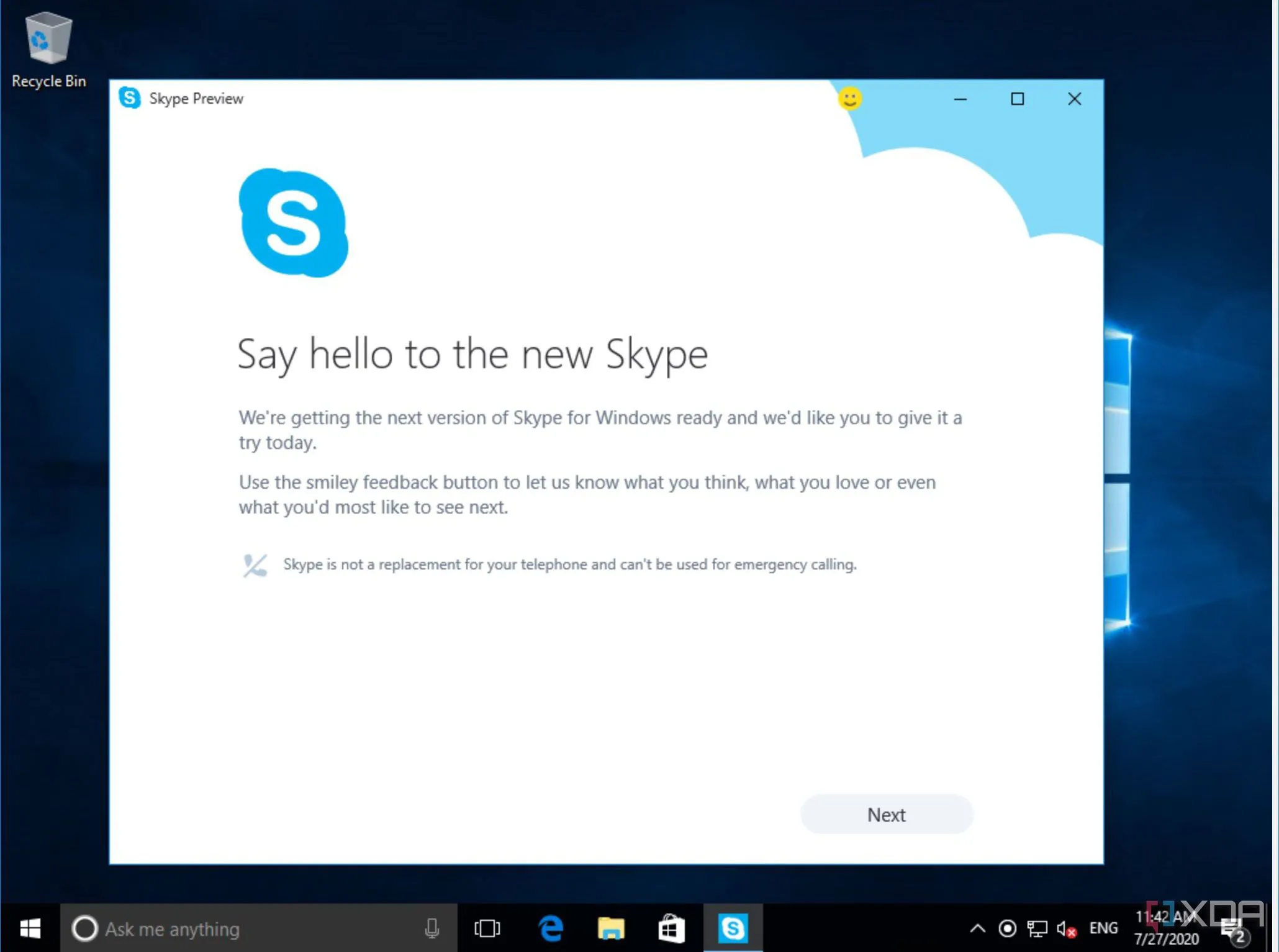 Ứng dụng Skype Universal Windows Platform (UWP)