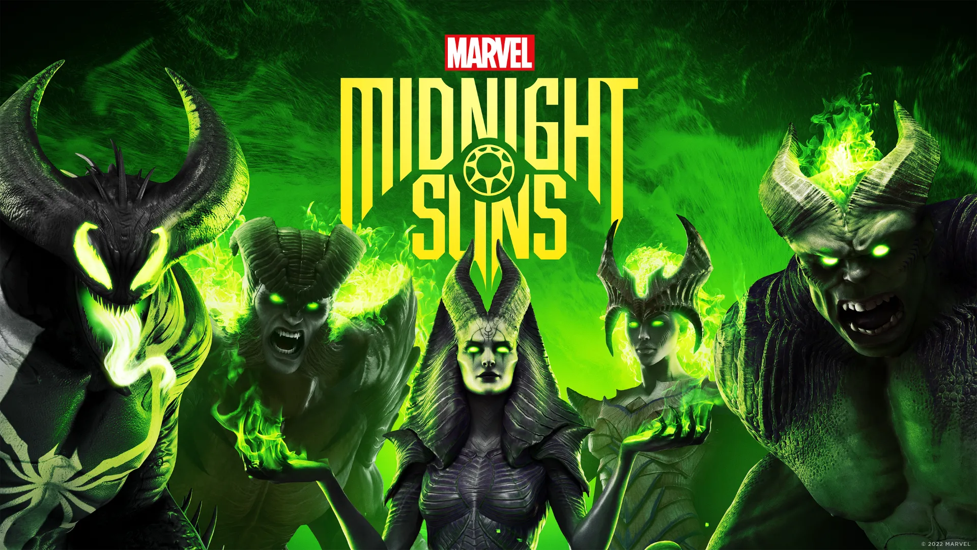 Ảnh bìa của Marvel's Midnight Suns - Legendary Edition, bản game đầy đủ thường xuyên được giảm giá mạnh.