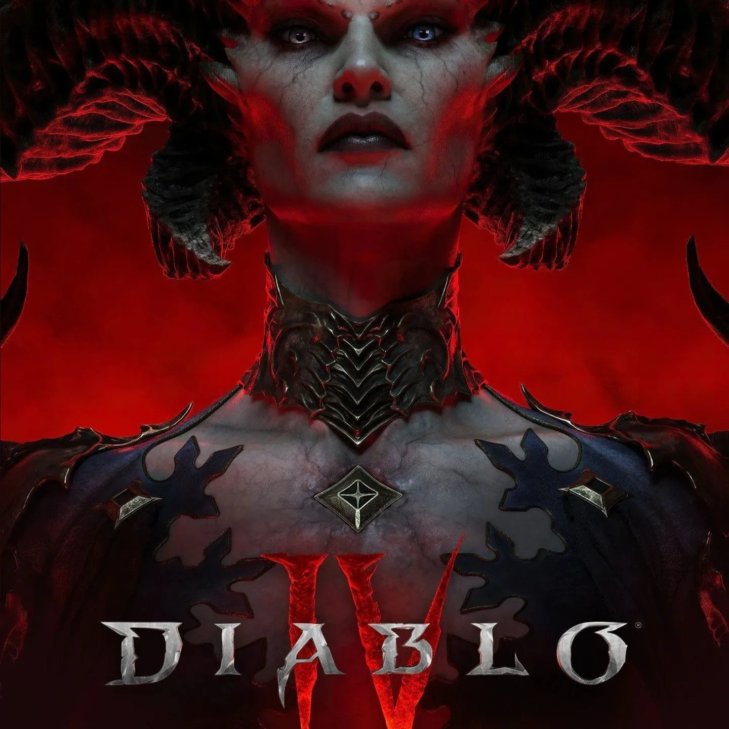 Ảnh bìa game Diablo 4 Standard Edition thể hiện nhân vật chính và bối cảnh tăm tối