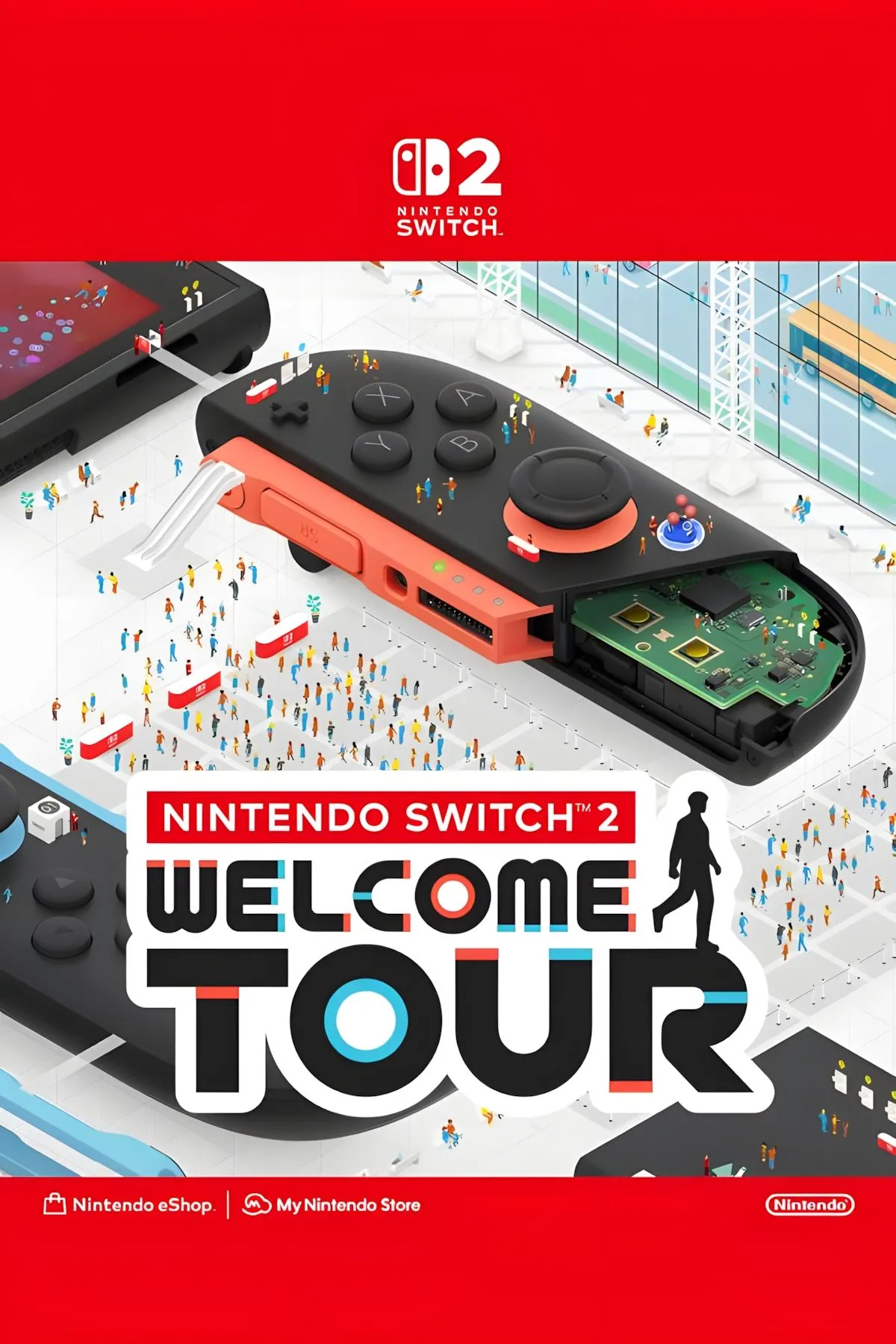 Ảnh bìa game Nintendo Switch 2 Welcome Tour, tựa game hướng dẫn trải nghiệm console mới