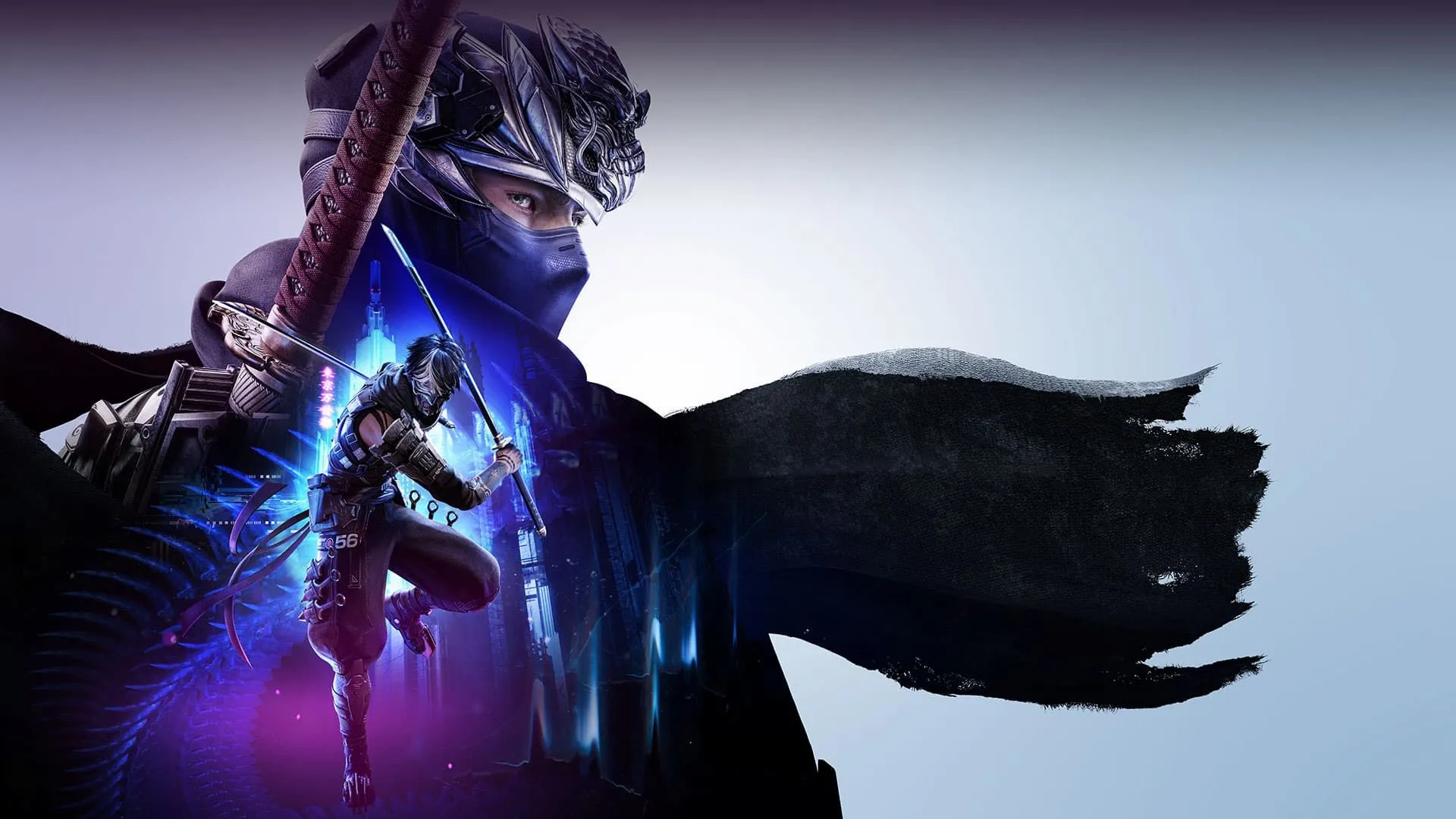 Ảnh bìa Ninja Gaiden 4, với nhân vật chính và tên game