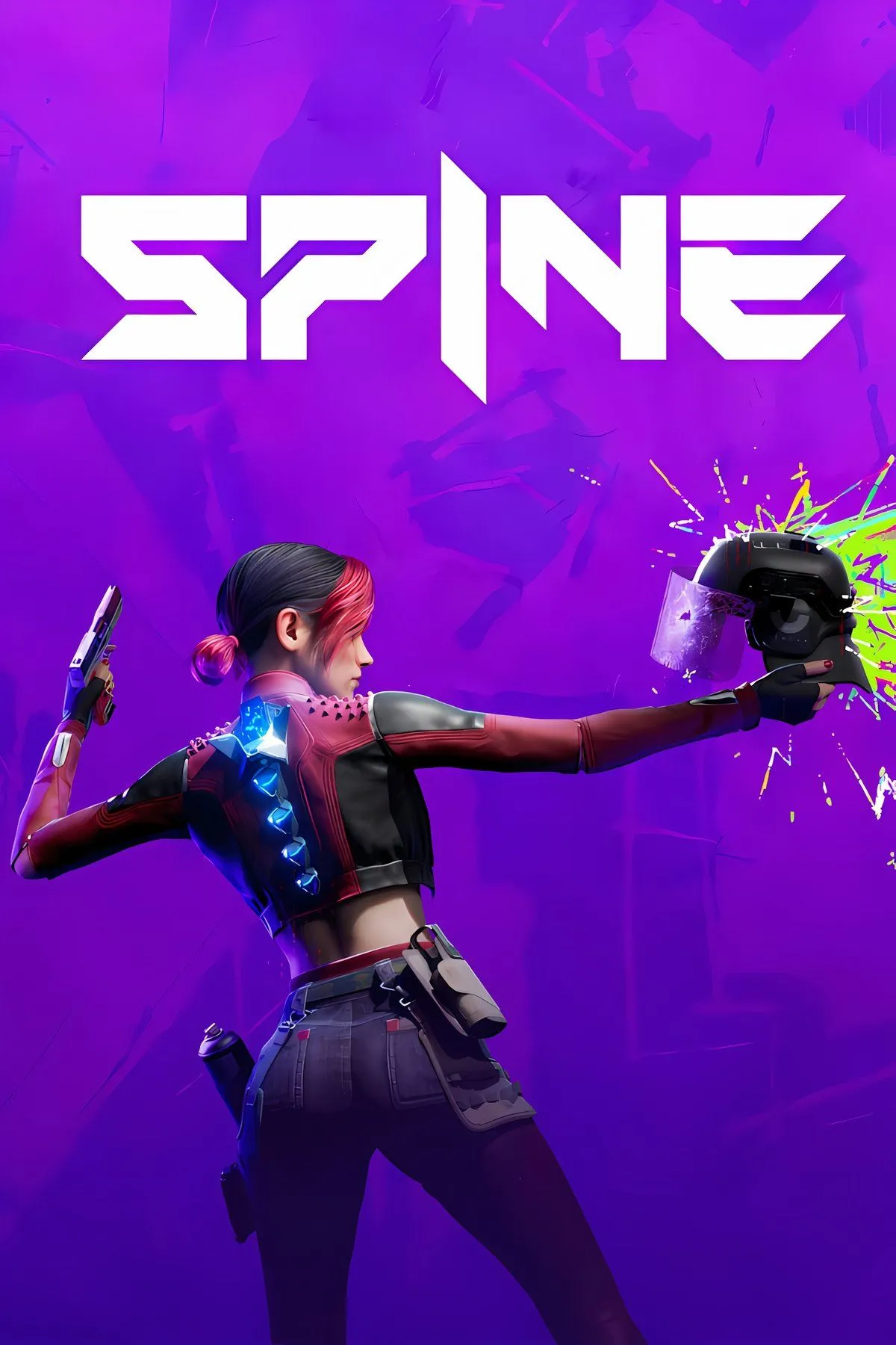 Ảnh bìa Spine: This is Gun Fu với nhân vật chính thực hiện một pha hành động gun-fu đầy phong cách