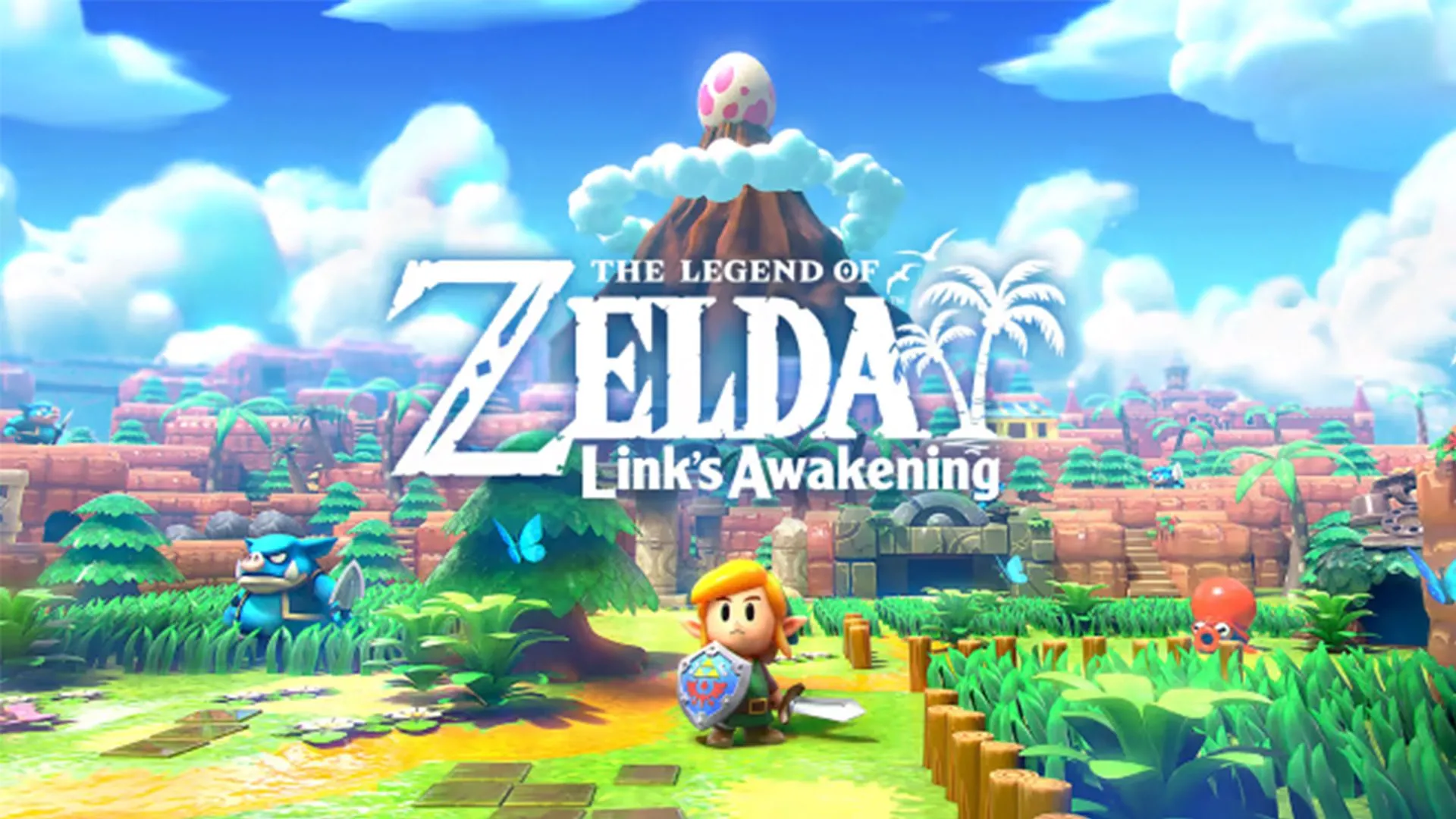 Ảnh bìa The Legend of Zelda: Link’s Awakening, phiên bản làm lại cho Nintendo Switch, nằm trong danh sách game nhận Free Update.