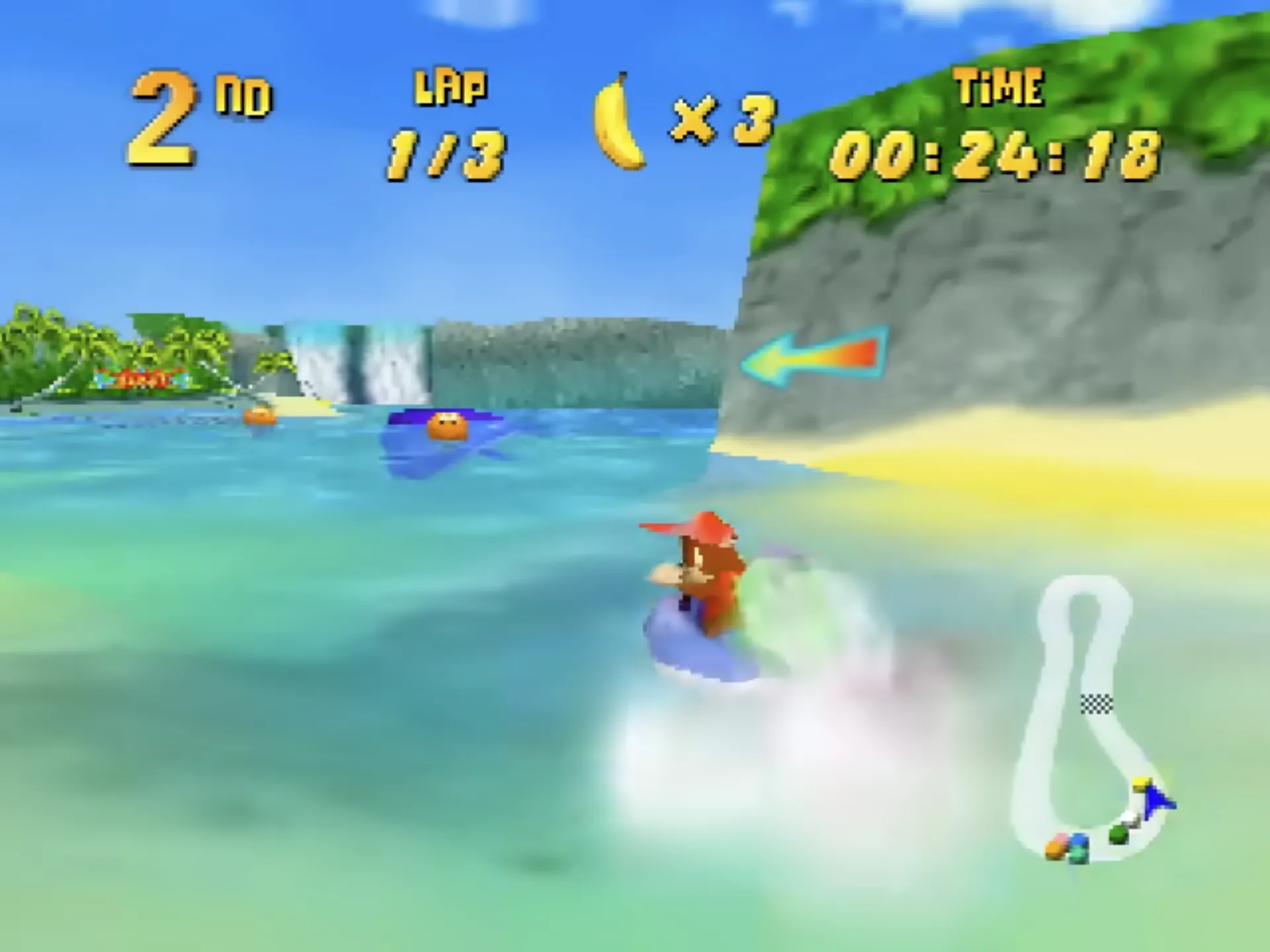 Ảnh chụp màn hình game Diddy Kong Racing