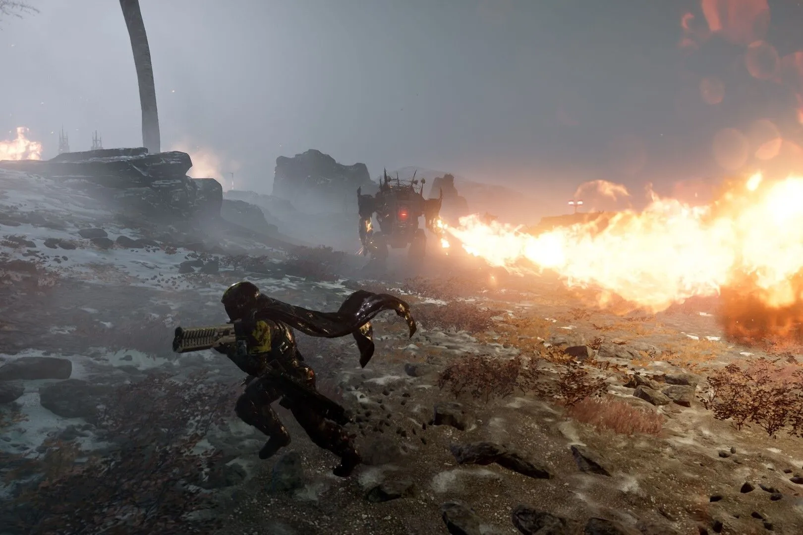 Ảnh chụp màn hình game Helldivers 2 trên Steam, liên quan đến các báo cáo lỗi crash gần đây.