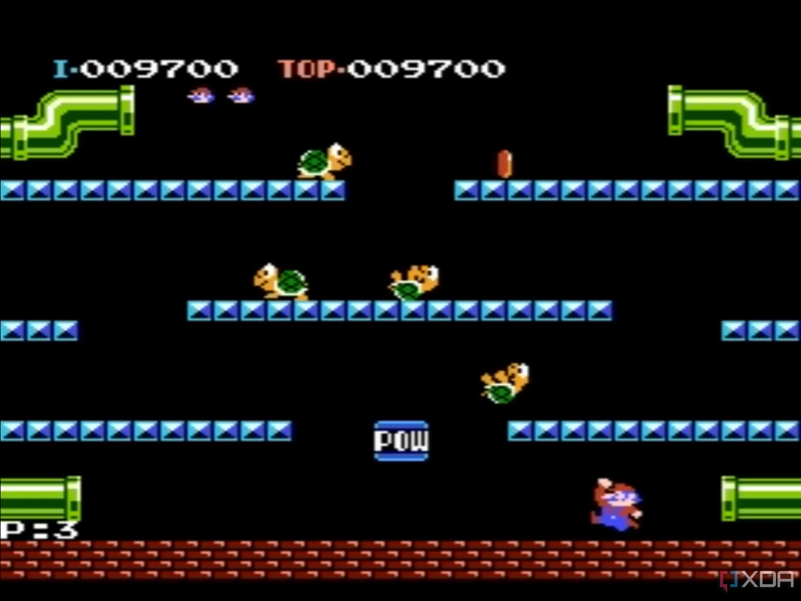 Ảnh chụp màn hình game Mario Bros. (Classic Series) trên NES