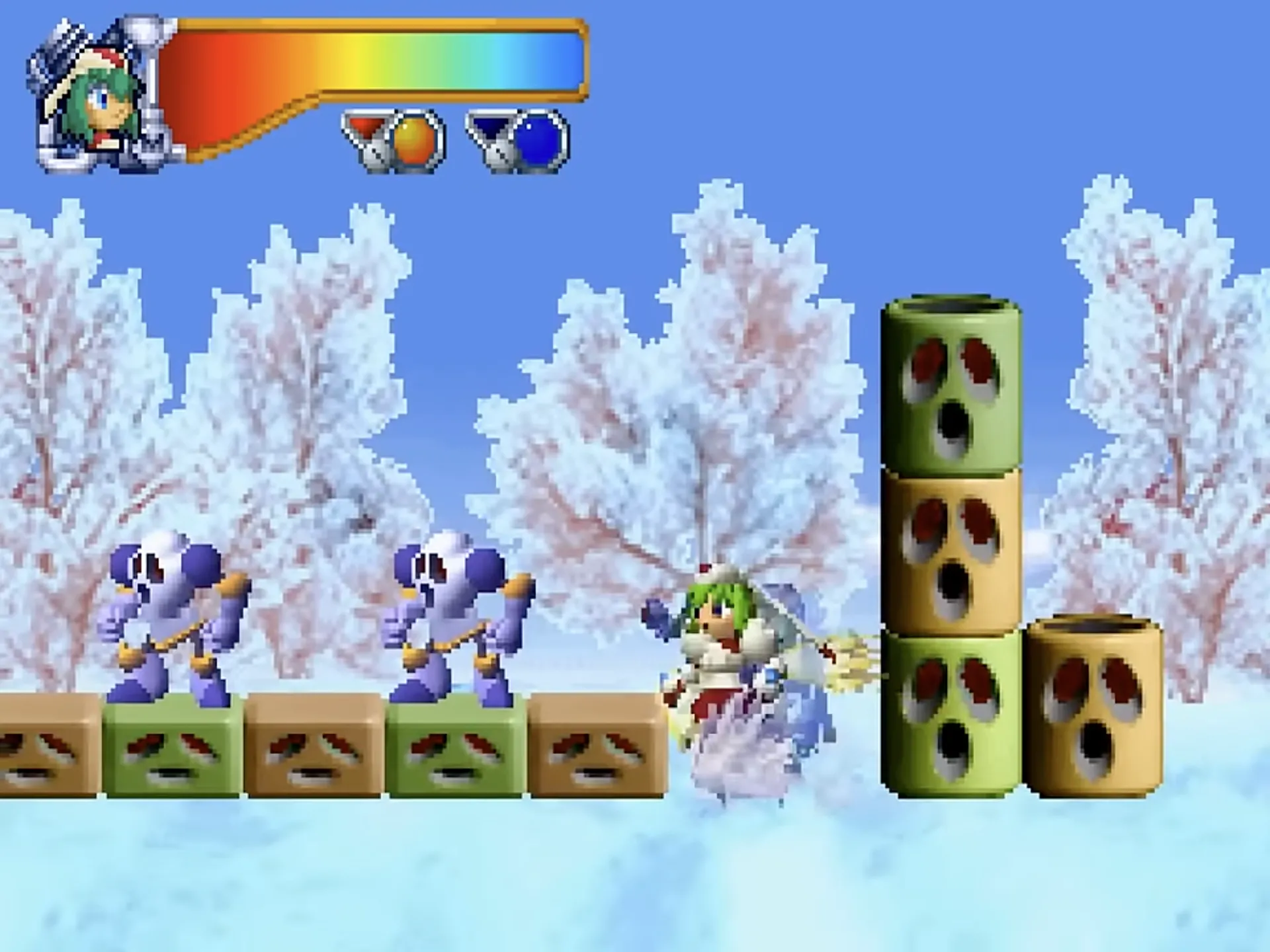 Ảnh chụp màn hình game Mischief Makers trên Nintendo 64