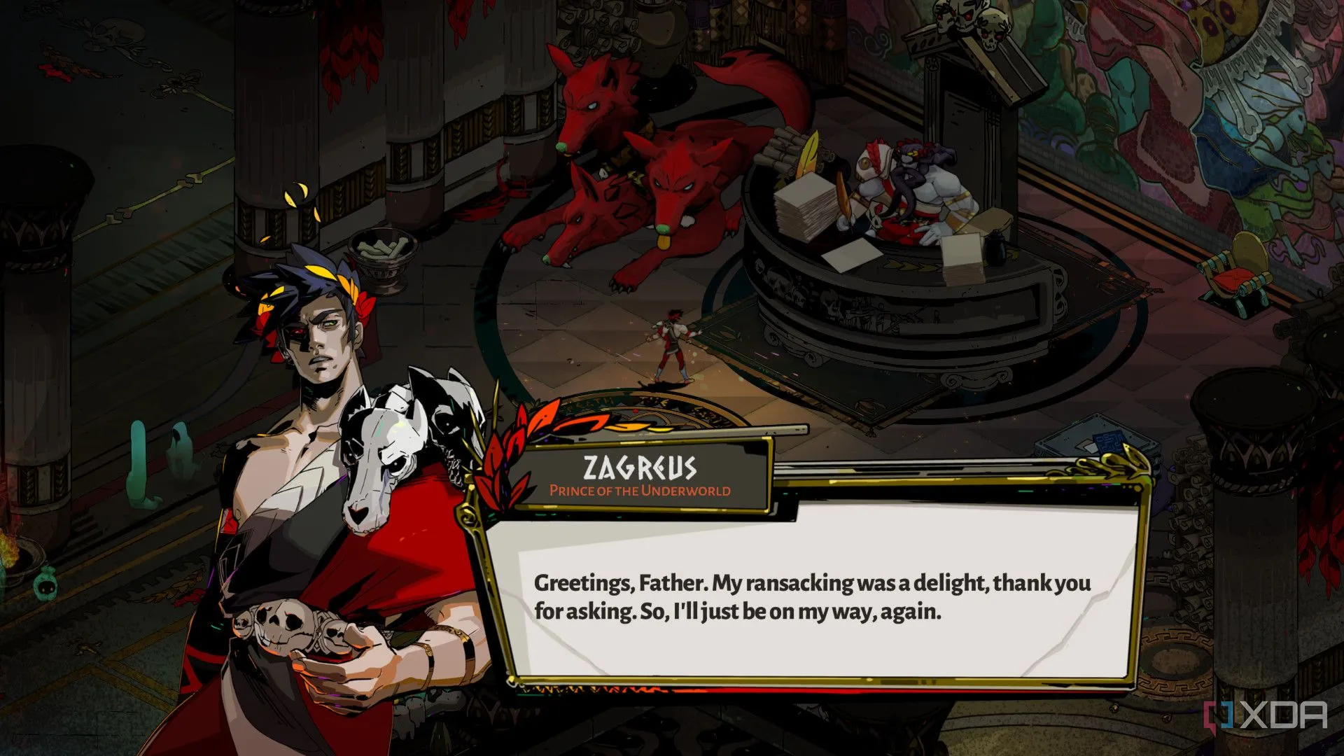 Ảnh chụp màn hình gameplay từ Hades, minh họa một tựa game indie chất lượng cao nhưng vẫn có thể bị ảnh hưởng bởi chính sách hoàn tiền 2 giờ của Steam