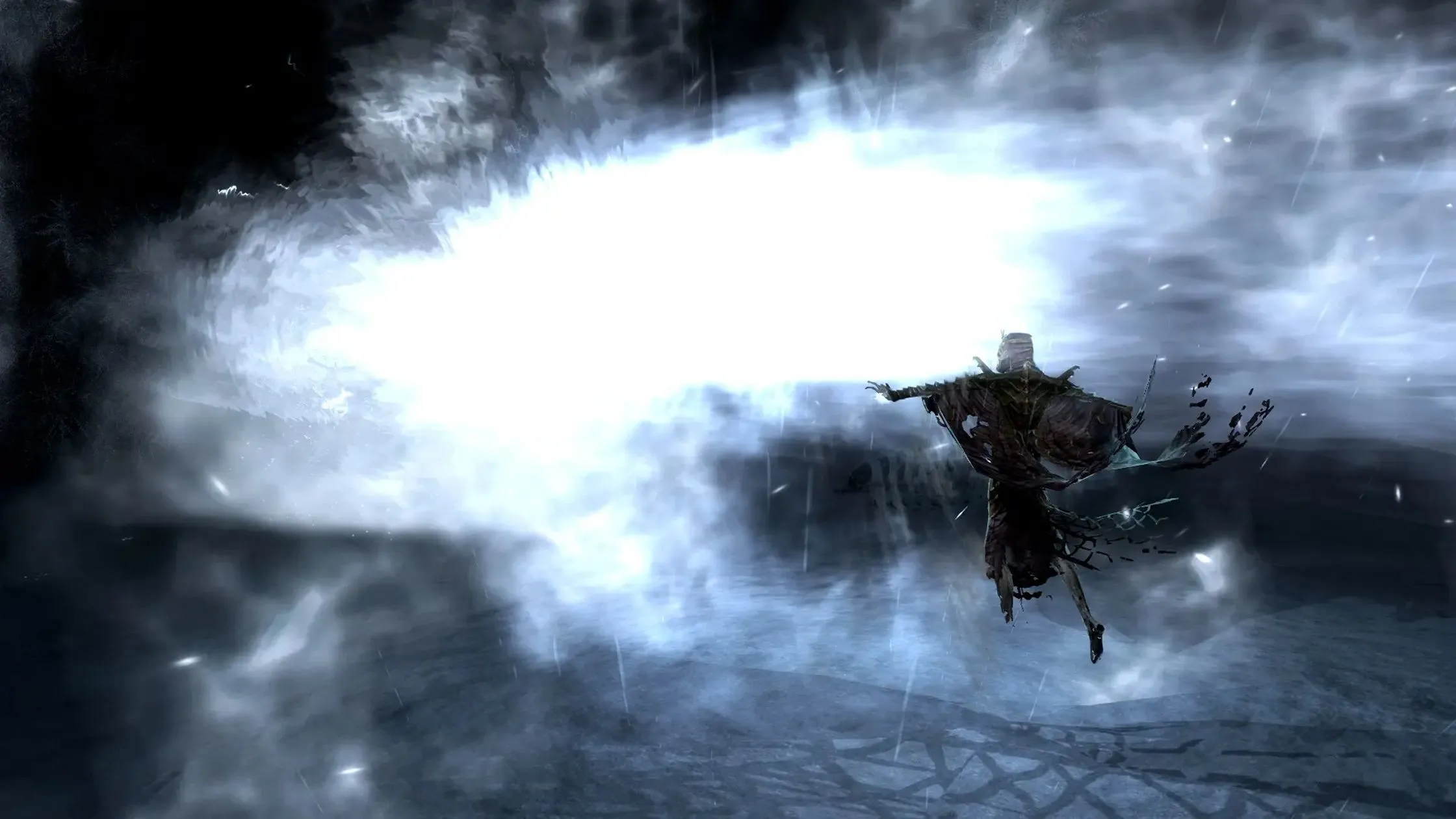 Ảnh chụp màn hình từ Skyrim thể hiện các trận chiến được nâng cấp nhờ mod Skyrim Revamped, với AI kẻ thù thông minh hơn và kỹ năng chiến đấu đa dạng.