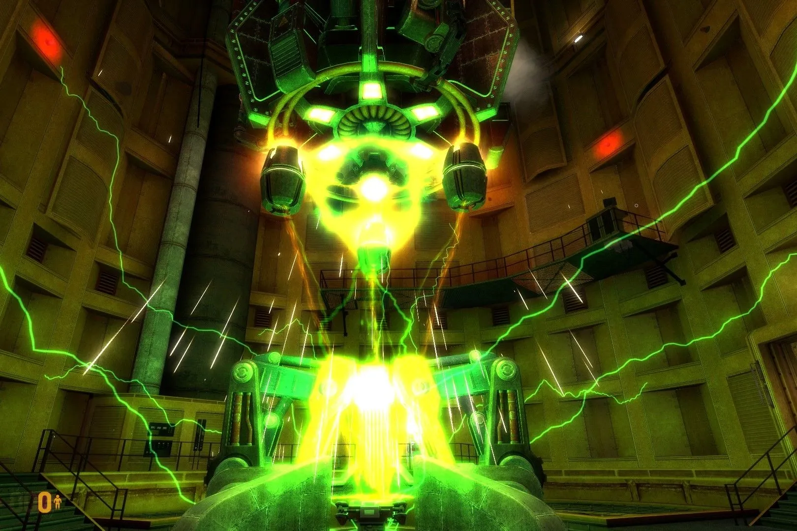Ảnh chụp màn hình từ tựa game Black Mesa, một ví dụ điển hình của game có sức ảnh hưởng lớn trên Steam