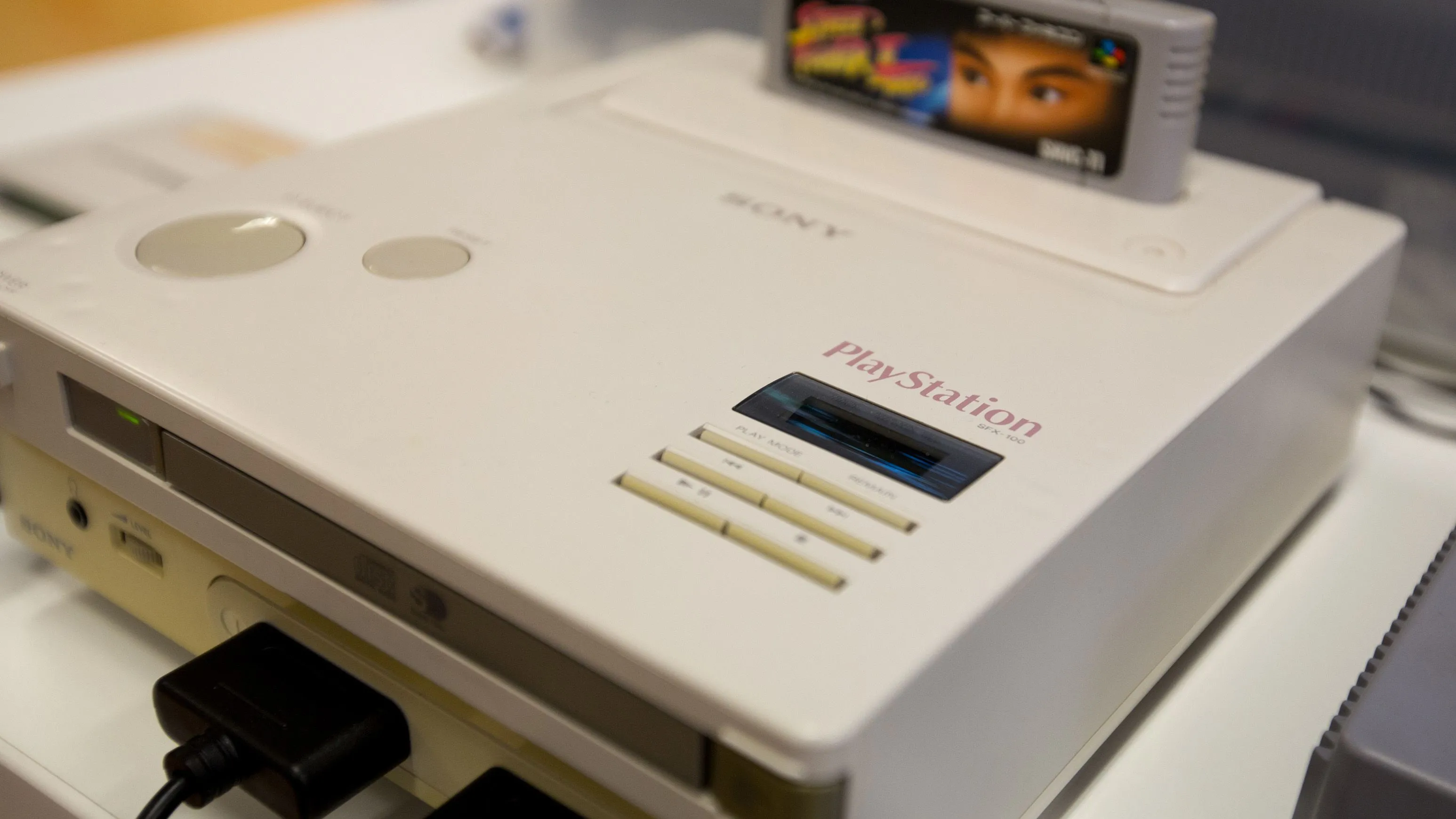 Ảnh minh họa console Nintendo PlayStation, sản phẩm hợp tác giữa Nintendo và Sony
