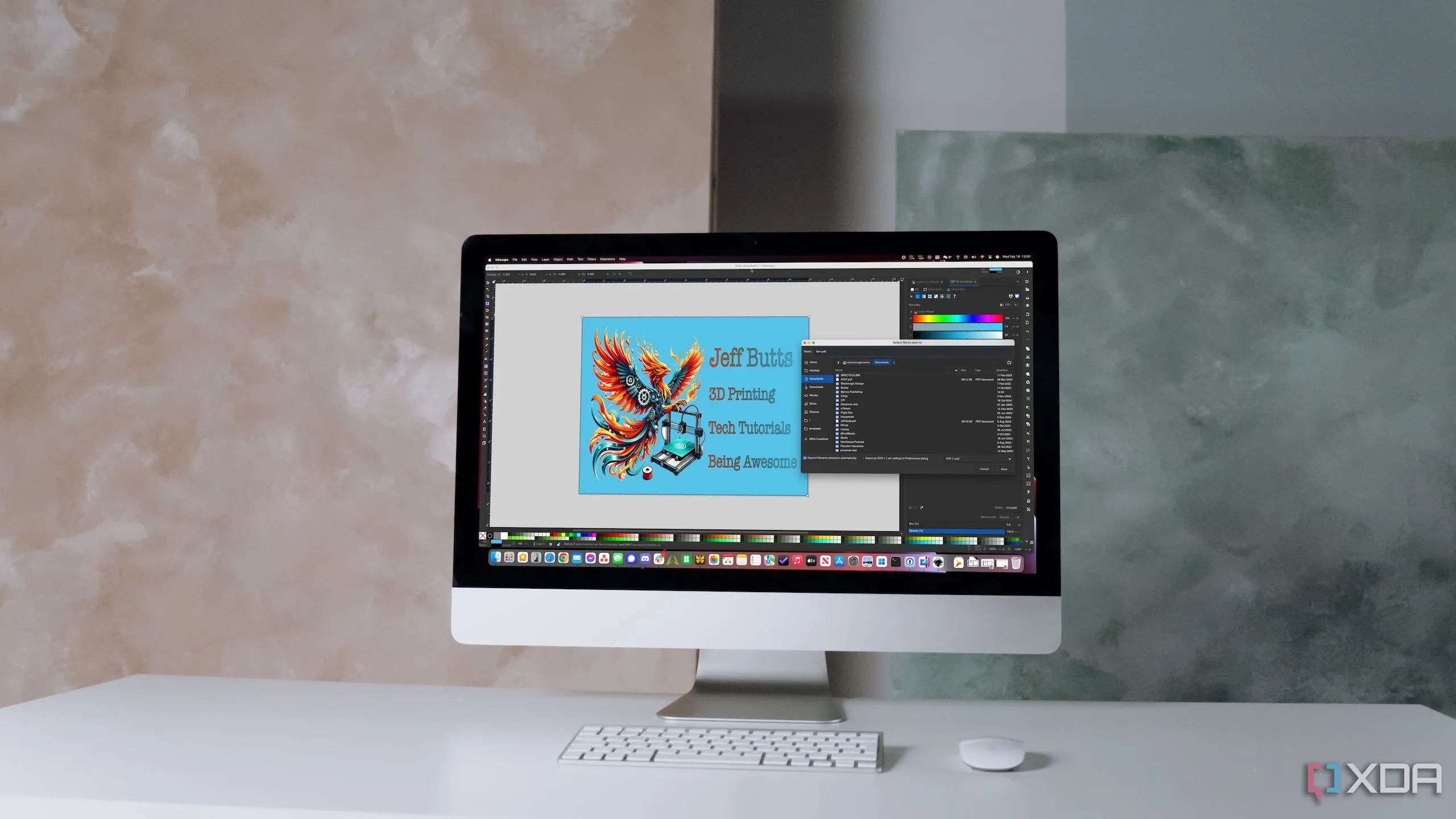 Ảnh minh họa Inkscape như giải pháp thay thế Adobe Acrobat miễn phí cho chỉnh sửa PDF