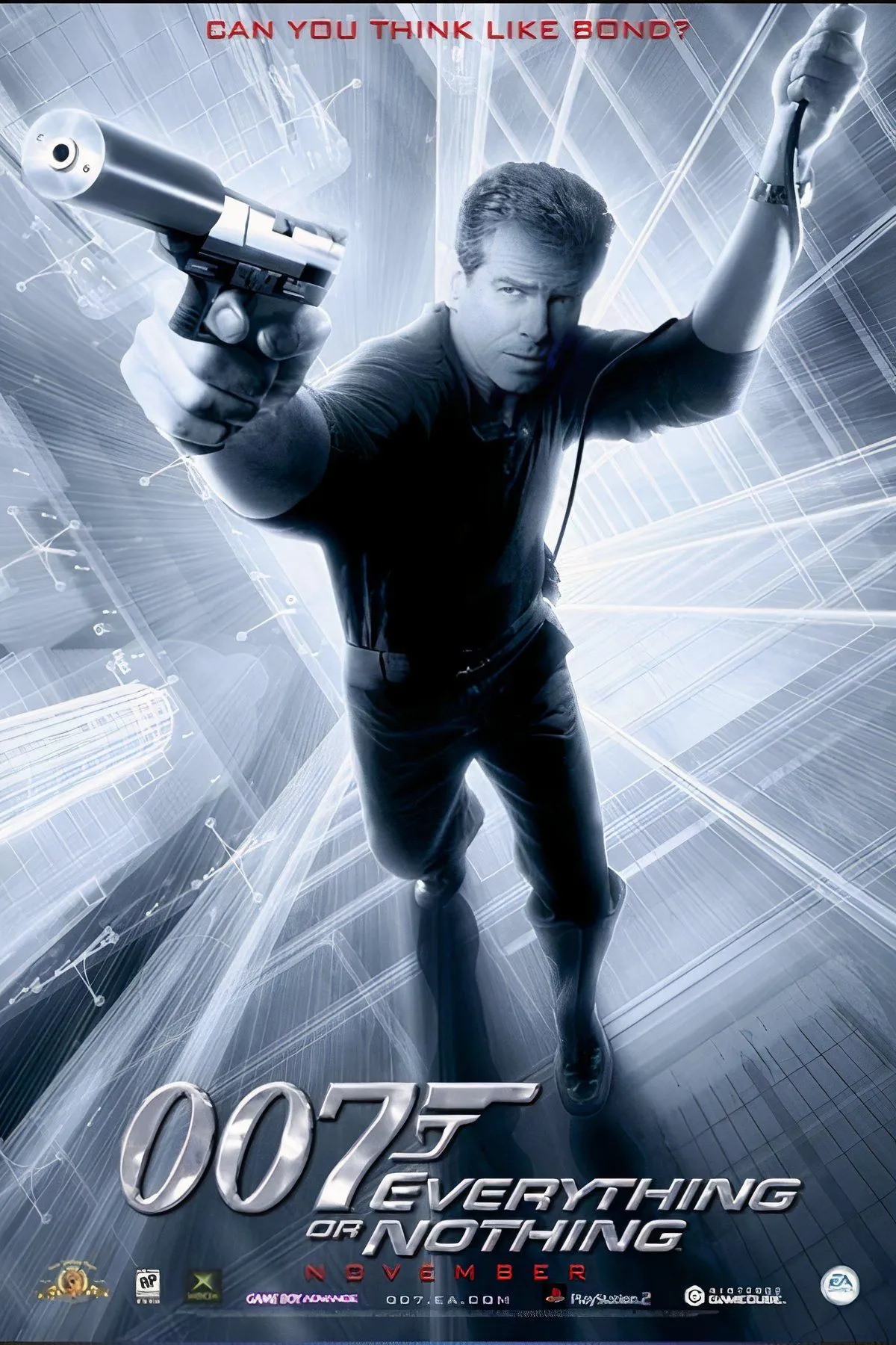 Ảnh tổng hợp cảnh lái xe và chiến đấu trong James Bond 007: Everything or Nothing, game điệp viên hay nhất mọi thời đại.