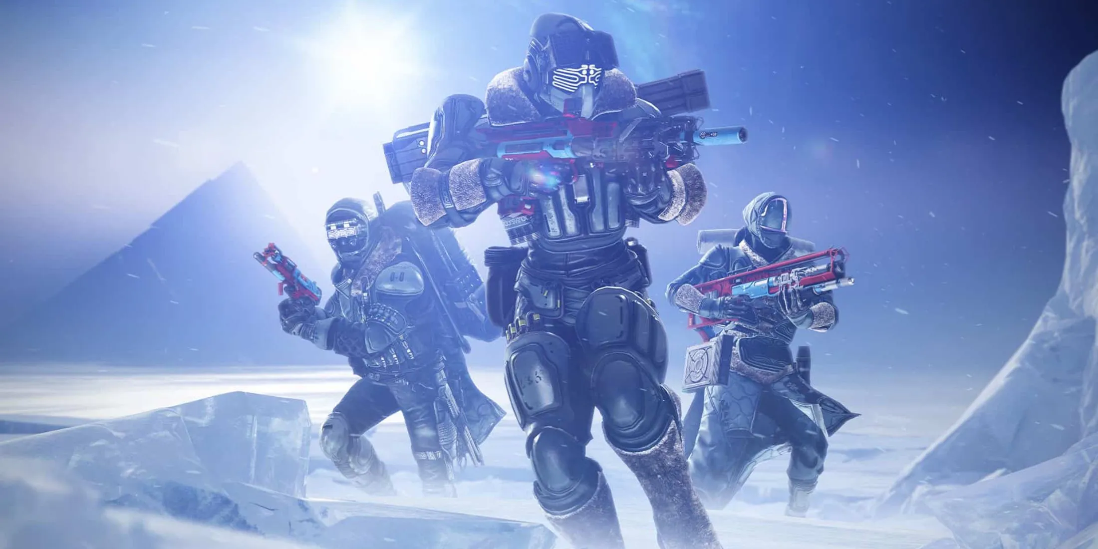 Ba nhân vật Warlock, Gambit và Guardian trong Destiny 2, thể hiện sự đa dạng về lớp nhân vật