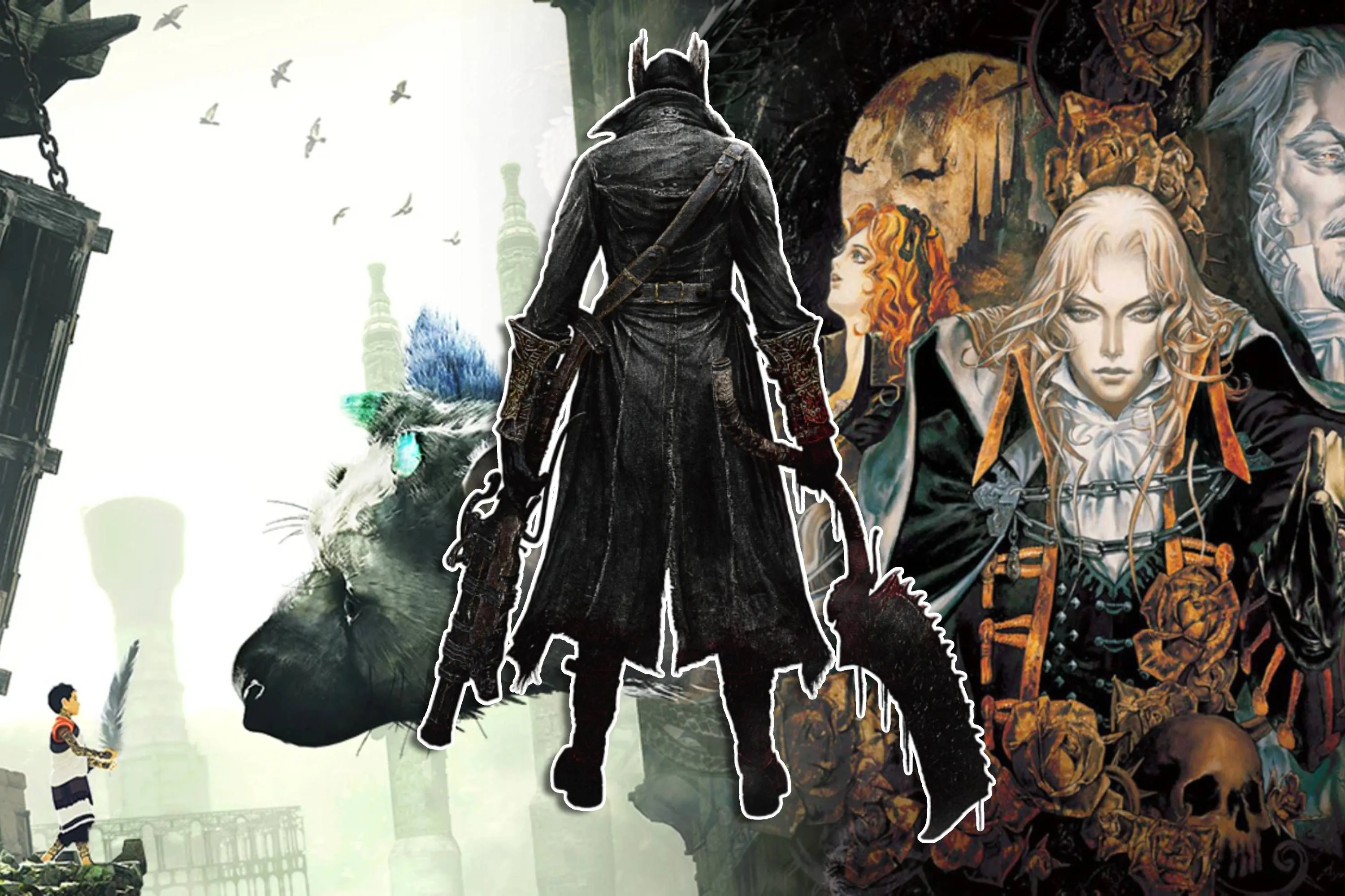 Ba tựa game độc quyền PlayStation nổi bật: The Last Guardian, Bloodborne và Castlevania, minh họa cho sự hấp dẫn của console