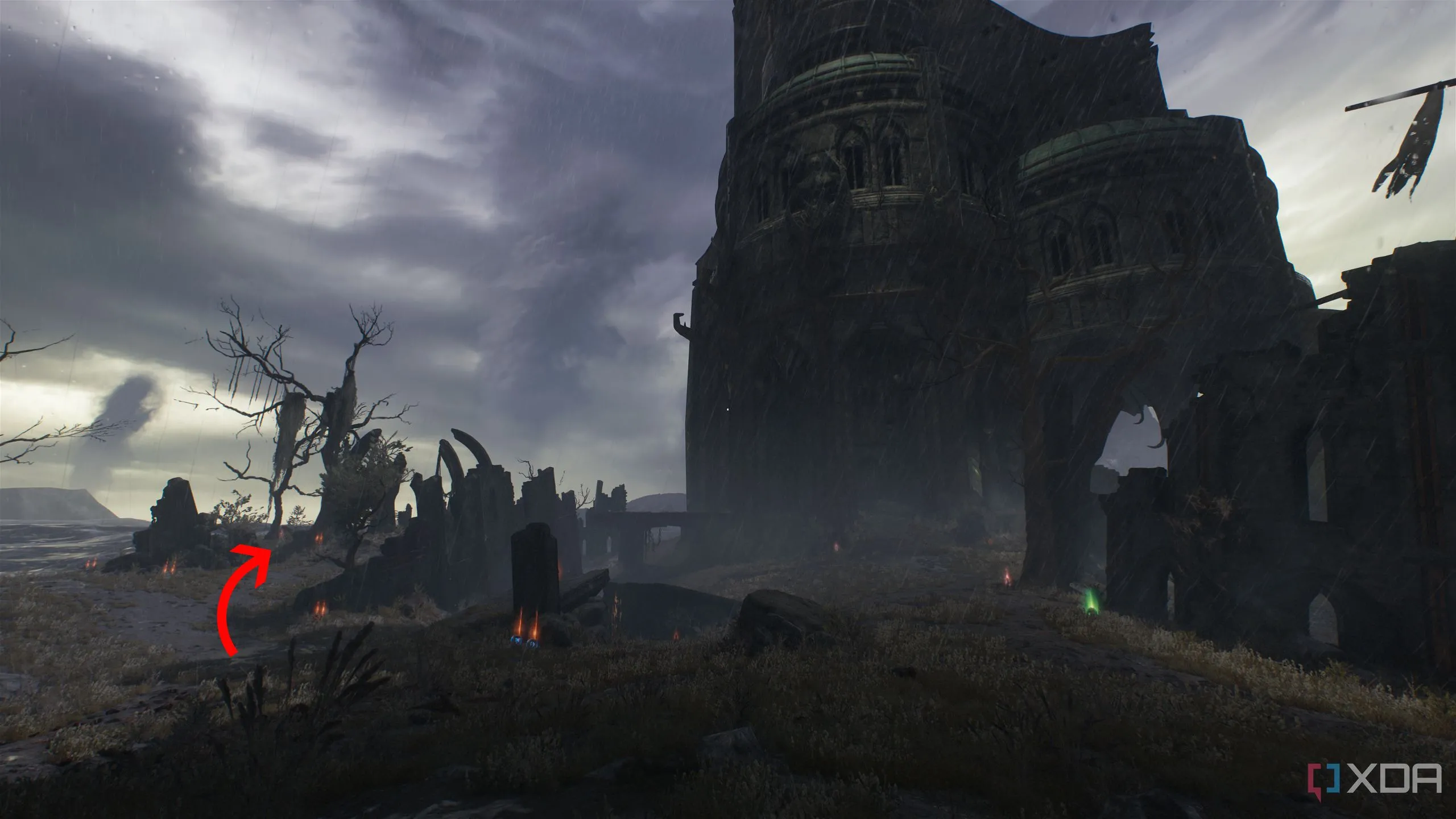 Bản đồ vị trí khu vực bí mật đầu tiên trong Chapter 14 Doom The Dark Ages
