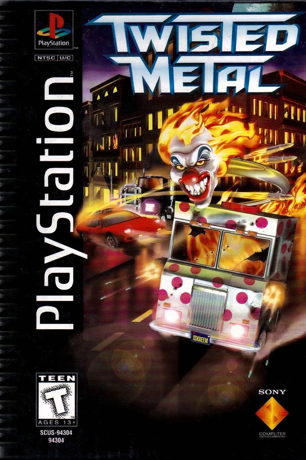 Bản game Twisted Metal hộp dài (Long Box) cho PS1, một trong những game đua xe chiến đấu huyền thoại và đắt giá.